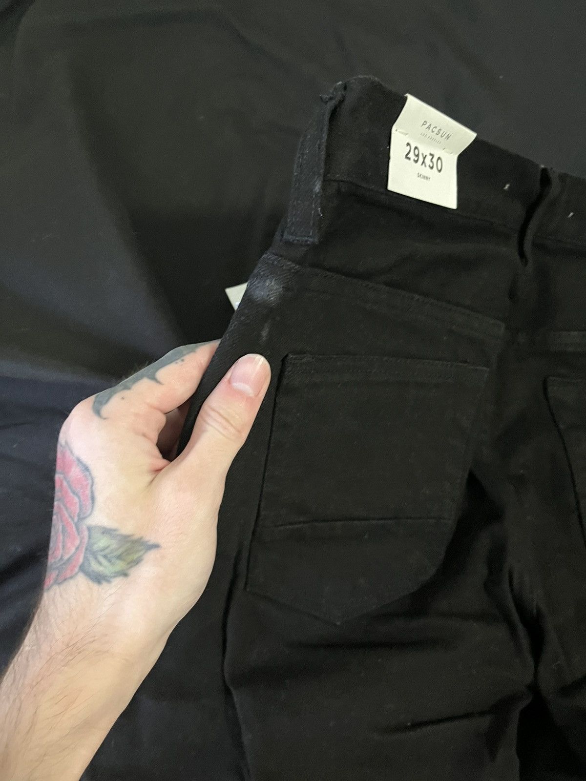 Pacsun Pacsun black denim game and watch Size US 31 - 9 Thumbnail