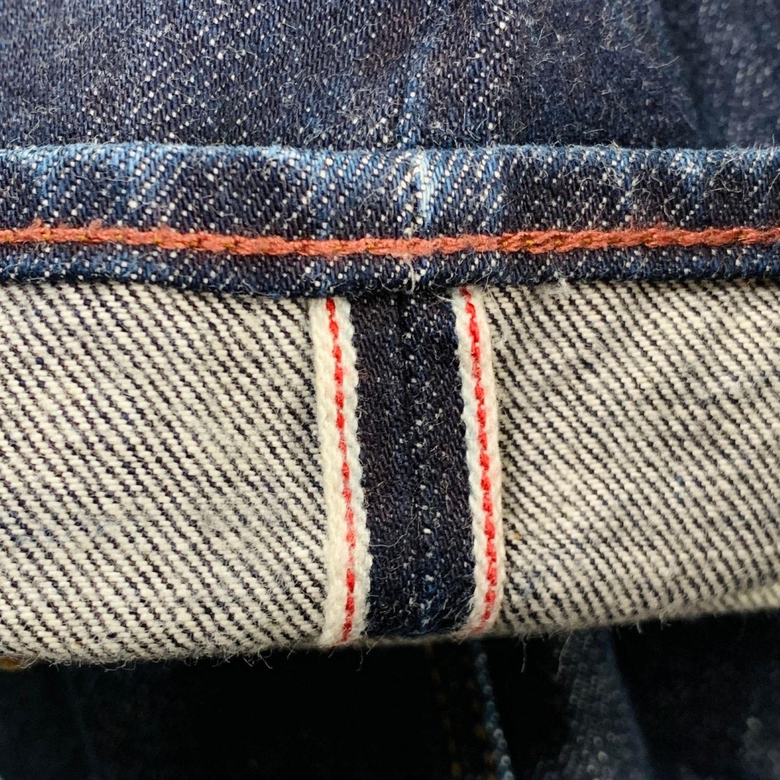 Paul Smith Blue Contrast Stitch Cotton Straight Japanese Selvedge Jeans Size US 36 / EU 52 - 5 Thumbnail