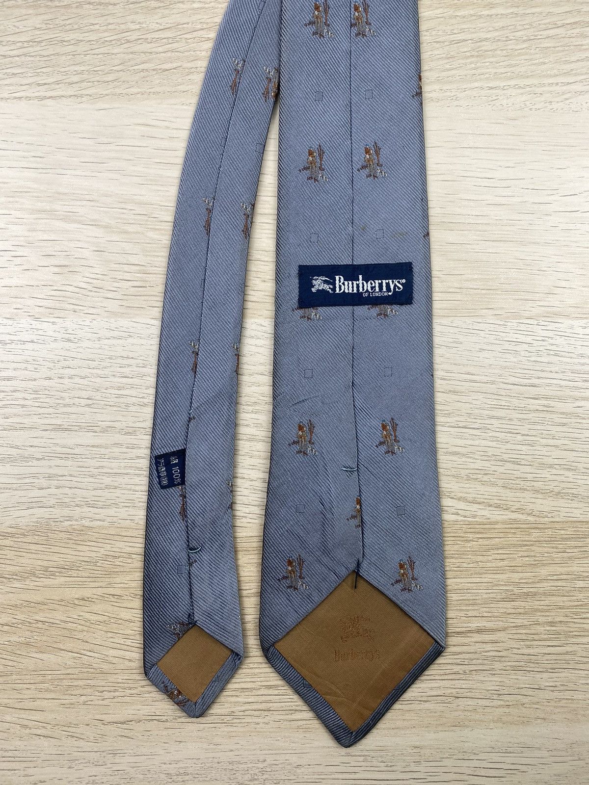 Burberry Vintage Burberrys Silk Tie T91 Size ONE SIZE - 5 Thumbnail