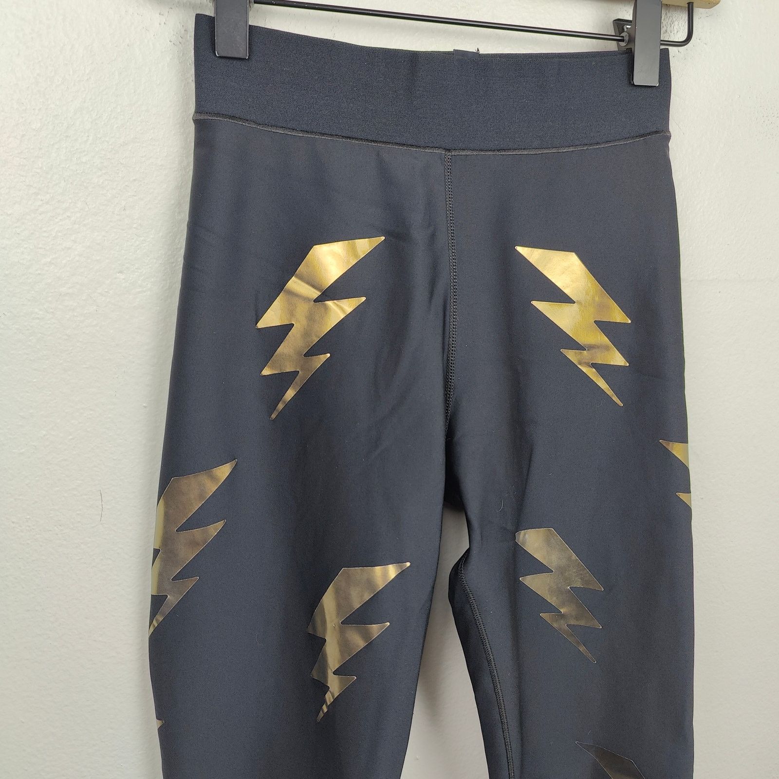 Other Ultracor Ultra Silk Bolt Legging XS Nero Gold Lightning Size 26" / US 2 / IT 38 - 2 Thumbnail