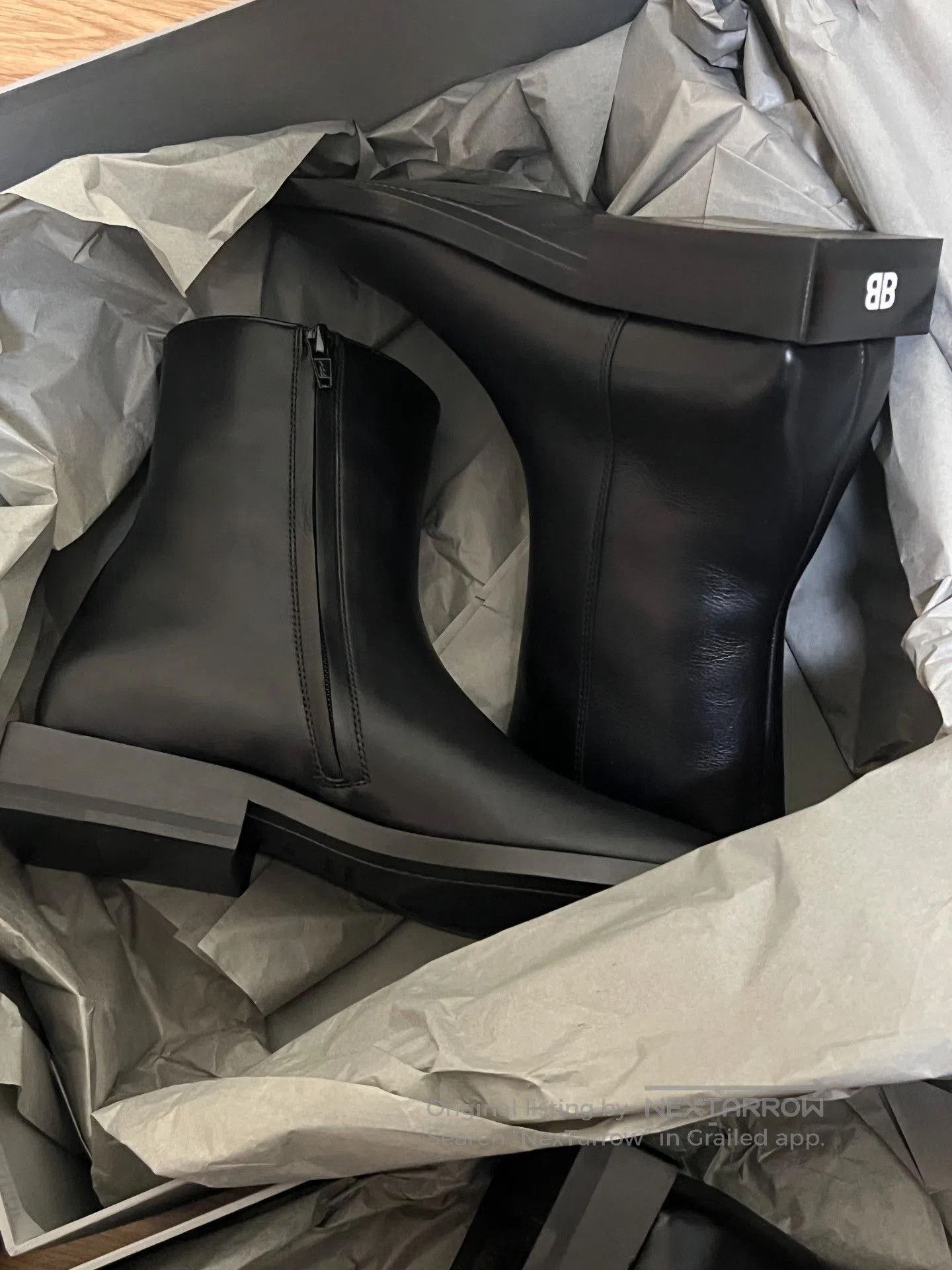 Balenciaga Balenciaga Square Toe Chelsea Boots. Size US 6.5 / IT 36.5 - 3 Thumbnail