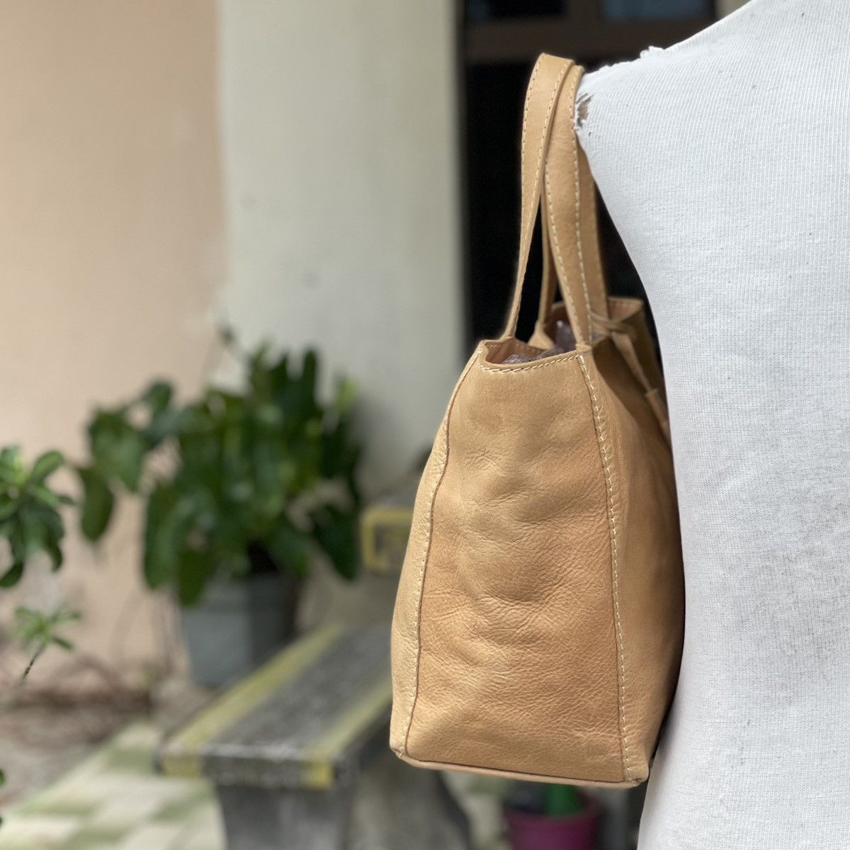 Leather × Vintage Vintage Loxwood Leather Tote Size ONE SIZE - 5 Thumbnail