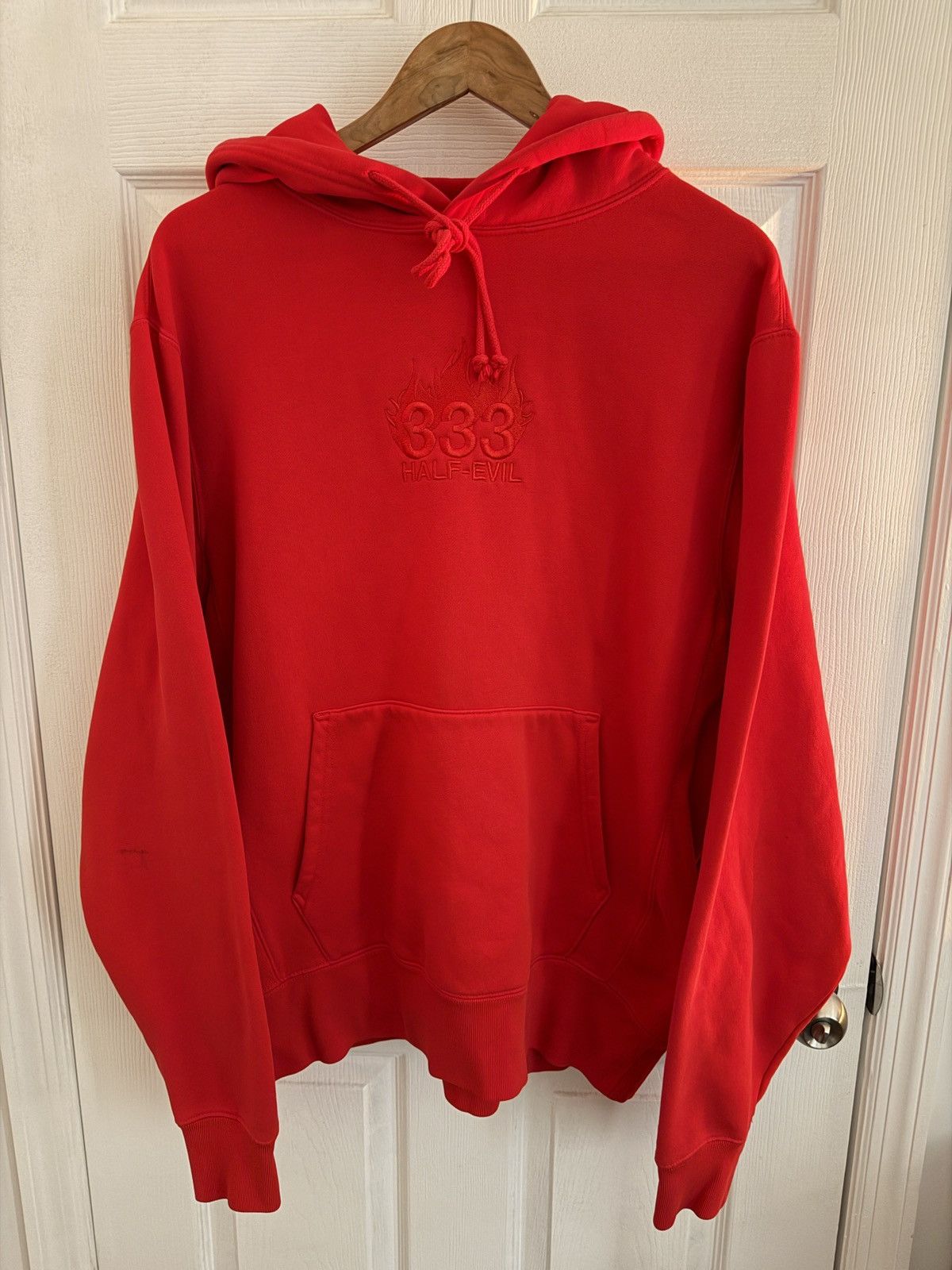 Half Evil Half Evil Red Flame Logo Tonal Hoodie Size US L / EU 52-54 / 3 - 1 Thumbnail