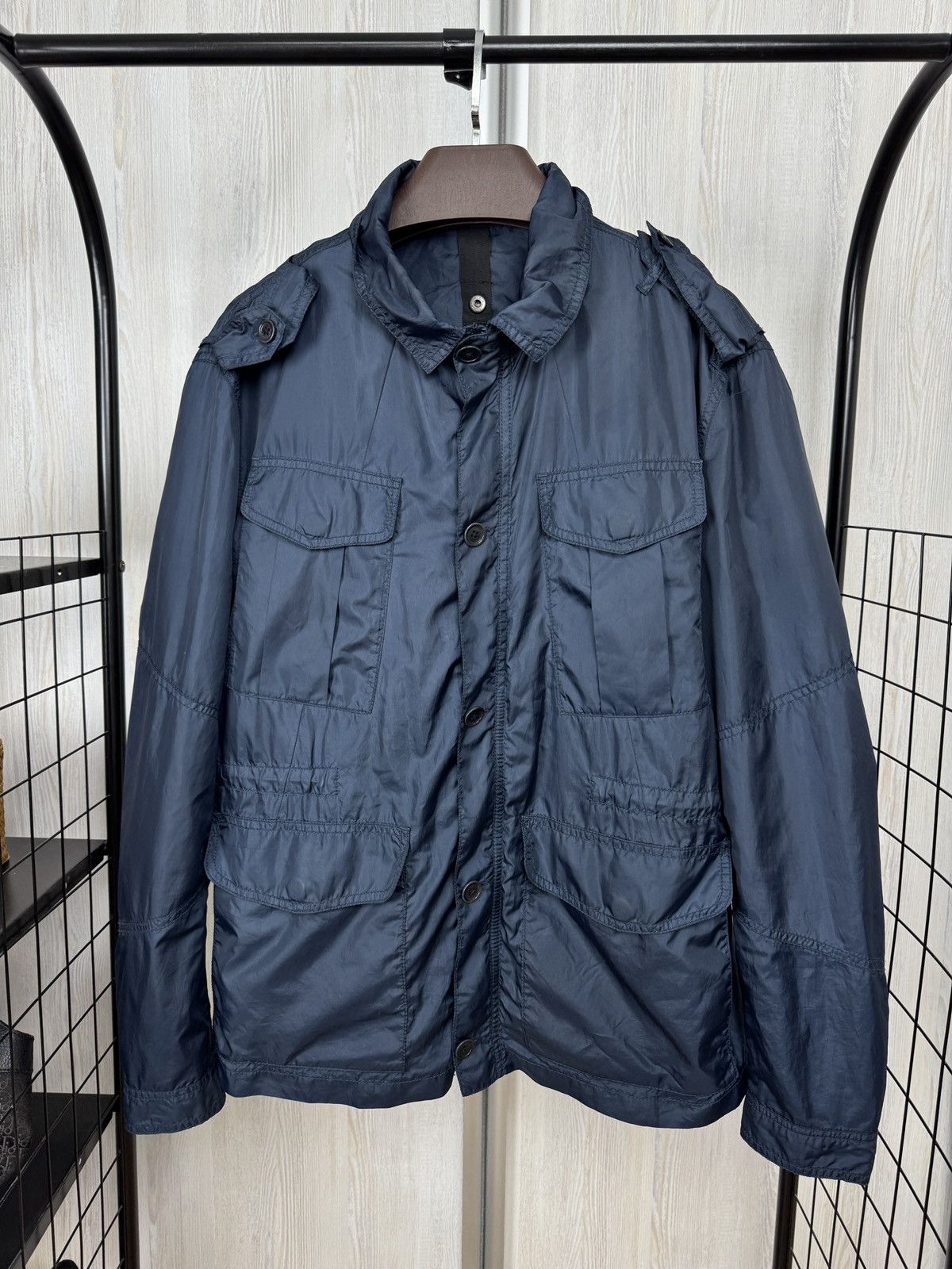Acne Studios Acne Studios Alexander NY SS12 lightweight shimmer jacket Size US L / EU 52-54 / 3 - 2 Thumbnail