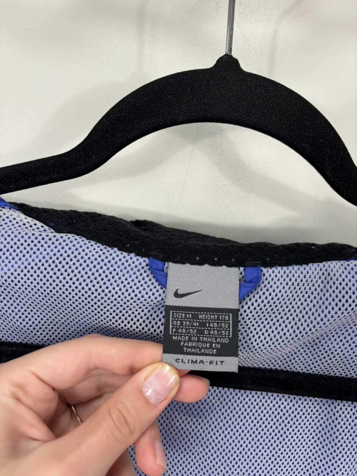 Nike Vintage Nike Y2K Clima-Fit Retro Hype Blue Track Jacket Size US M / EU 48-50 / 2 - 12 Thumbnail