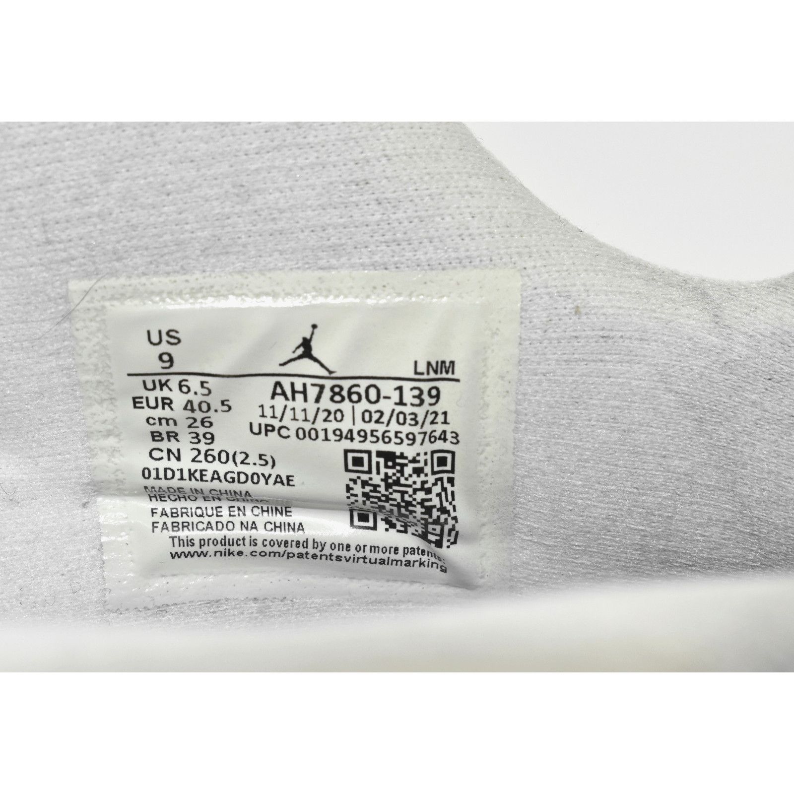 Nike NIKE AIR JORDAN 11 Retro Low White Shoes AH7860-139 Size 9 Size US 9 / IT 39 - 7 Thumbnail