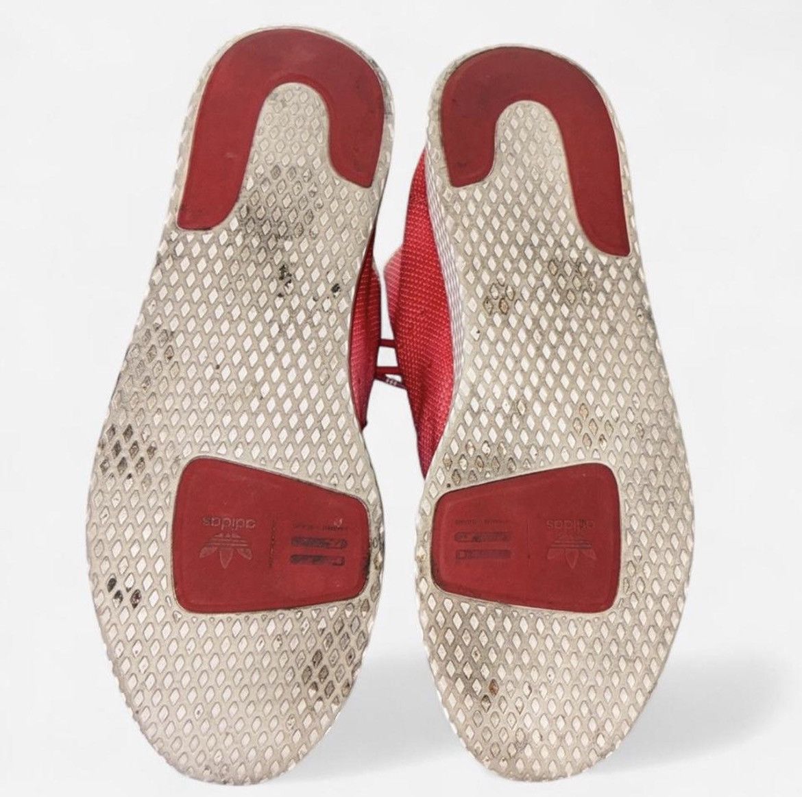 Adidas × Pharrell 11M Adidas x Pharrell Williams Scarlet red trainers Size US 11 / EU 44 - 6 Thumbnail