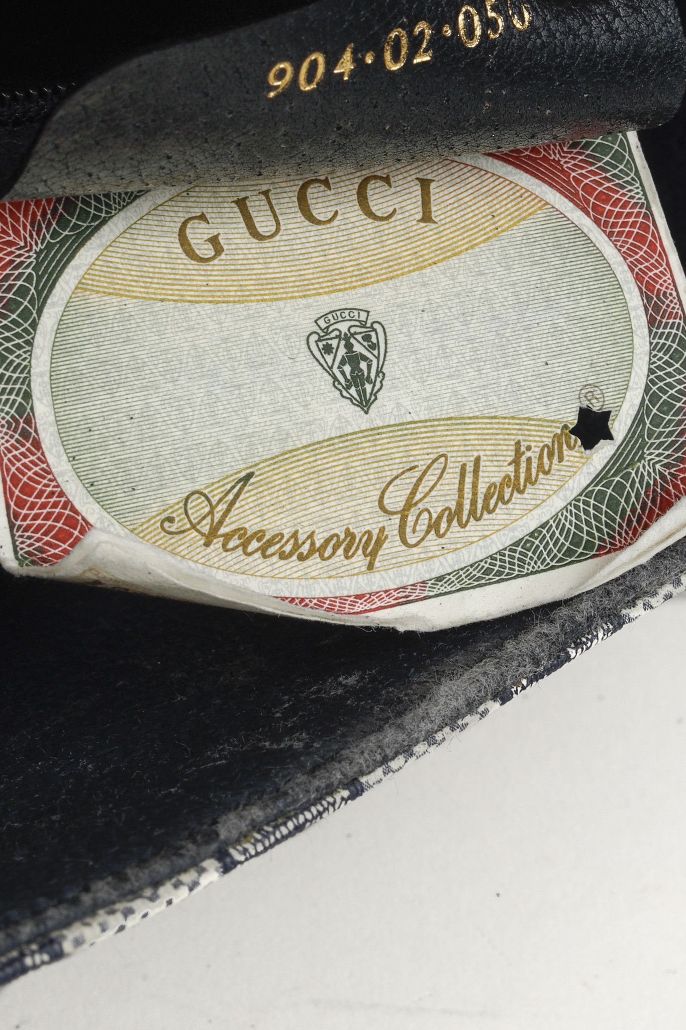 Gucci Gucci Vintage Navy Blue Monogram Clutch Bag Size ONE SIZE - 13 Thumbnail