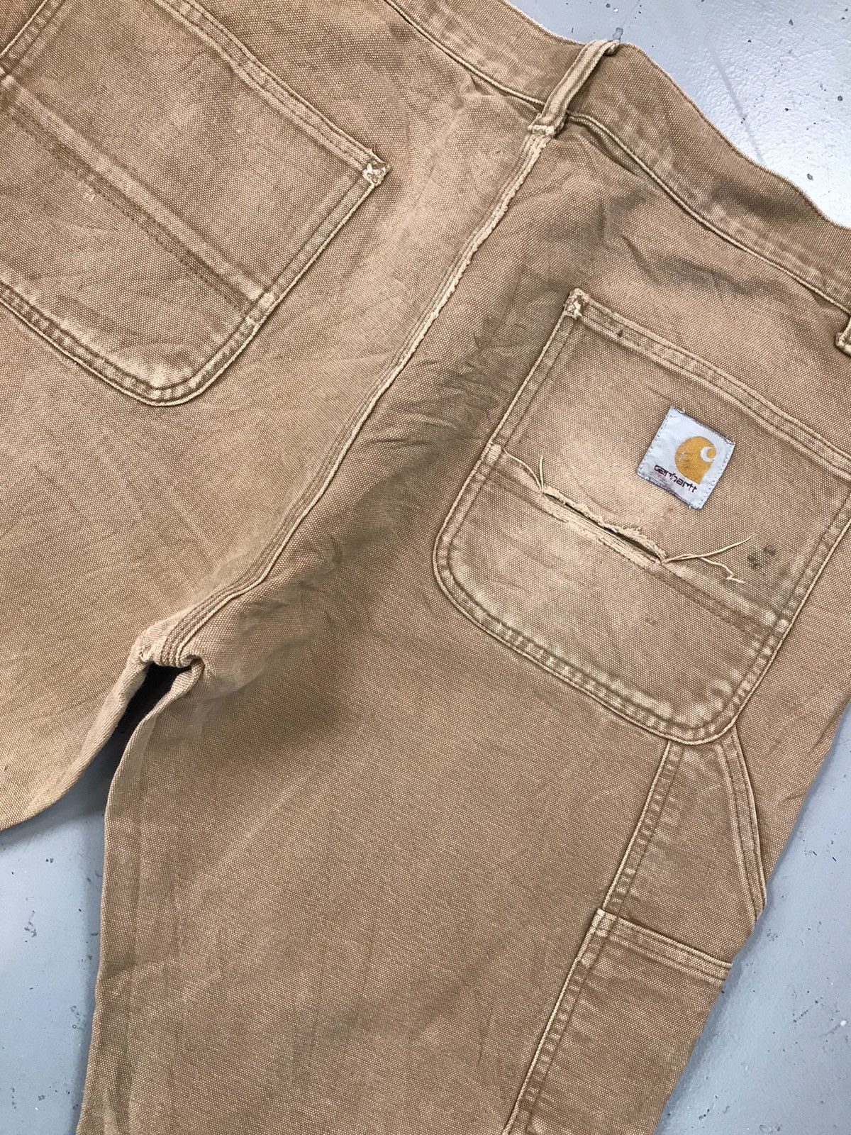 Carhartt Wip × Vintage Vintage Carhartt WIP damaged carpenter denim Size US 40 / EU 56 - 13 Thumbnail
