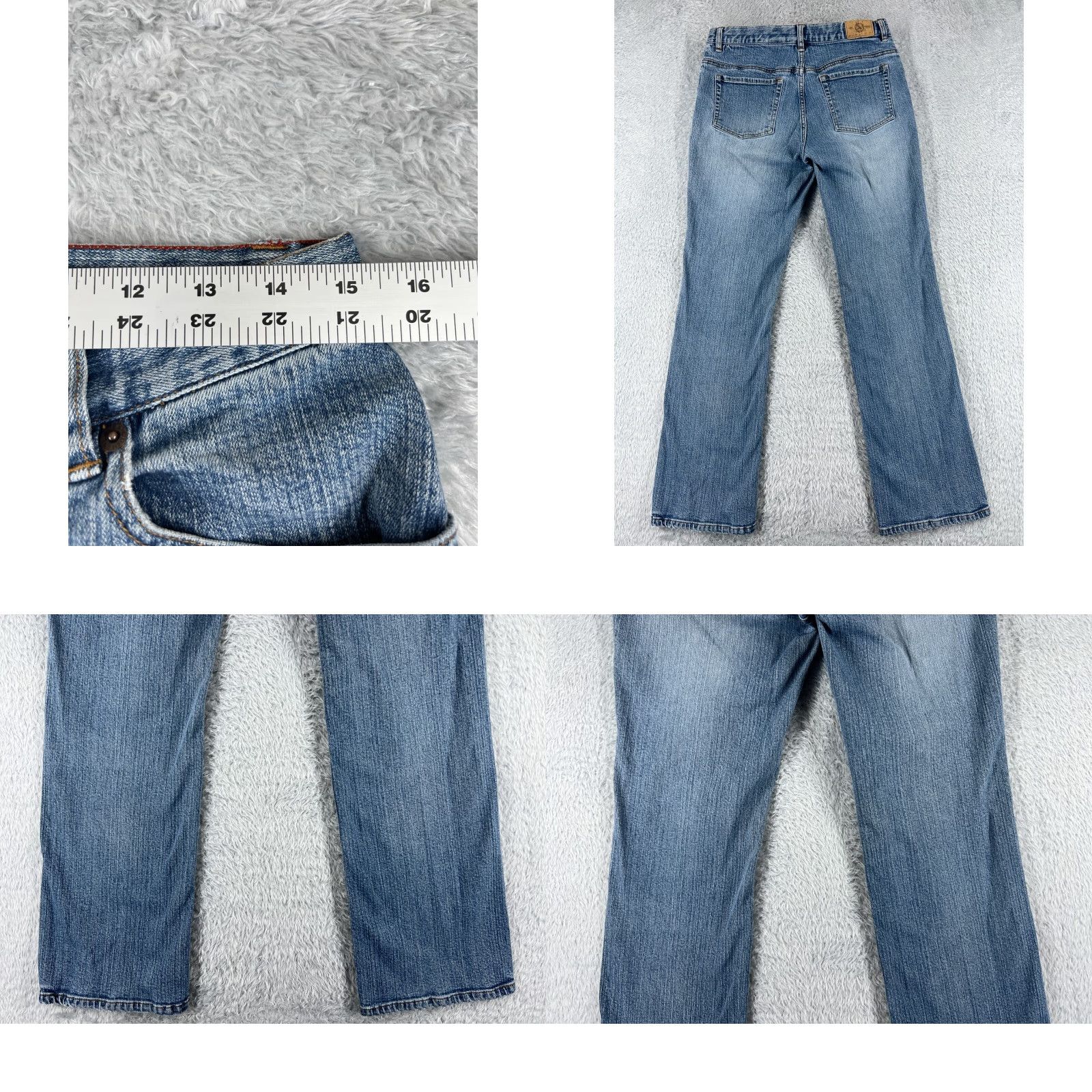 Eddie Bauer Eddie Bauer Jeans Women 10 Blue Denim Bootcut Mid Rise 100% Cotton Western 29x30 Jeans Womens Mens? Size 32" / US 10 / IT 46 - 9 Thumbnail