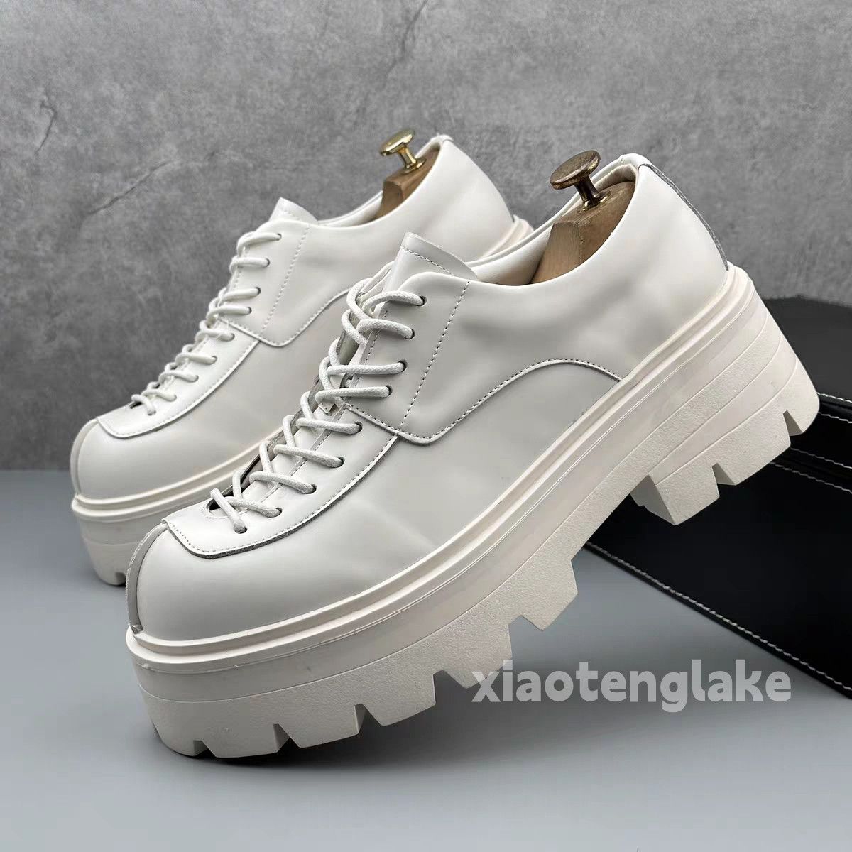 Vintage Unisex outdoor utility punk yuppie grunge thick sole boots Size US 5.5 / EU 38 - 2 Thumbnail
