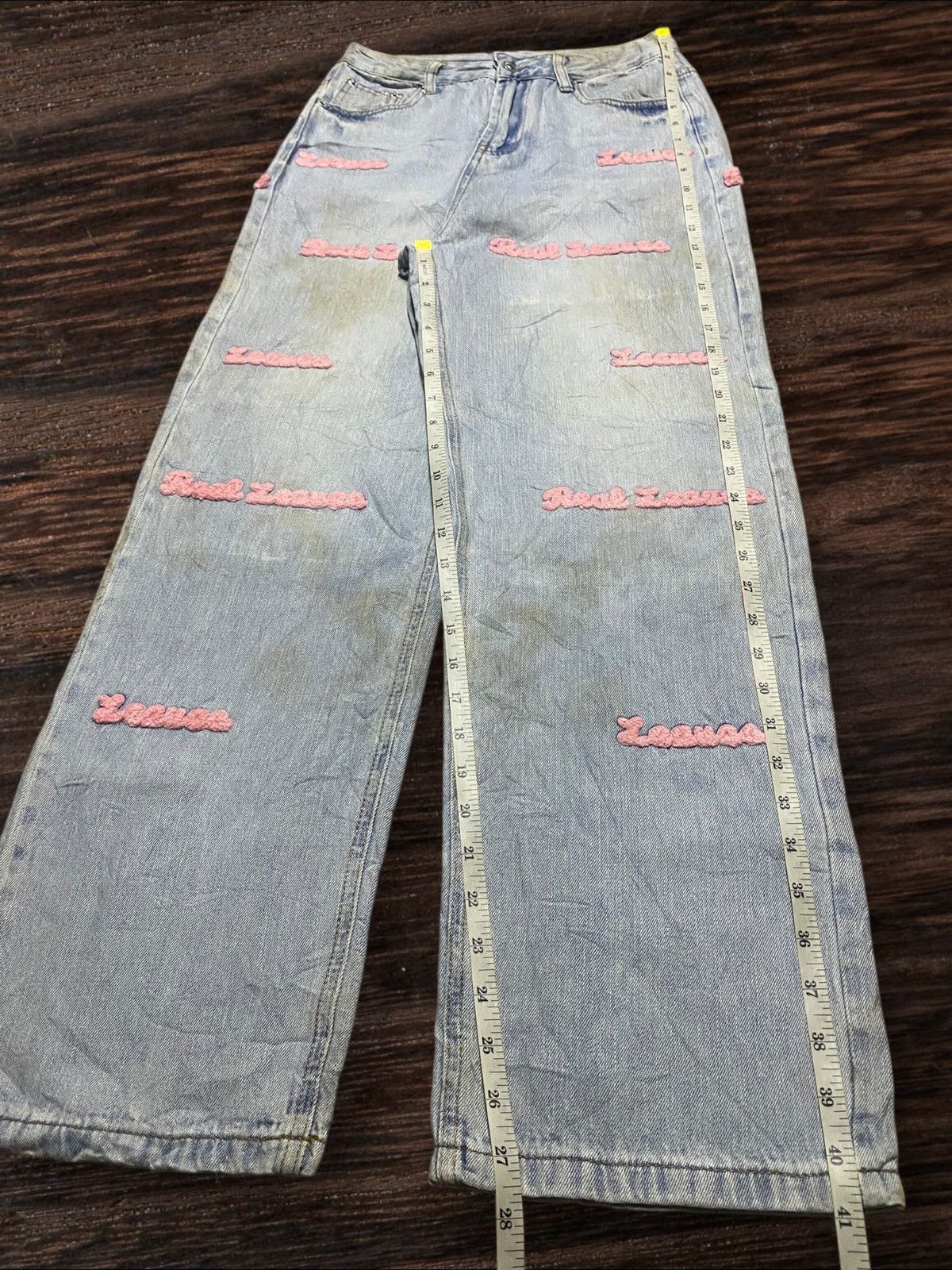 Japanese Brand Pink and blue I.V.I. jeans #festivalvibes Size US 26 / EU 42 - 15 Thumbnail