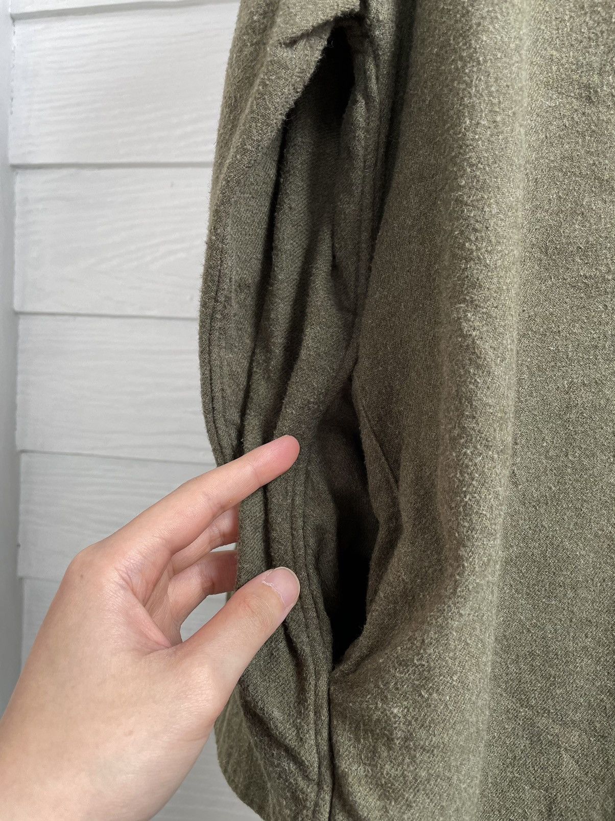 Japanese Brand × Muji × Vintage MUJI GREEN SHIRT DRESS Size XL / US 12-14 / IT 48-50 - 4 Thumbnail