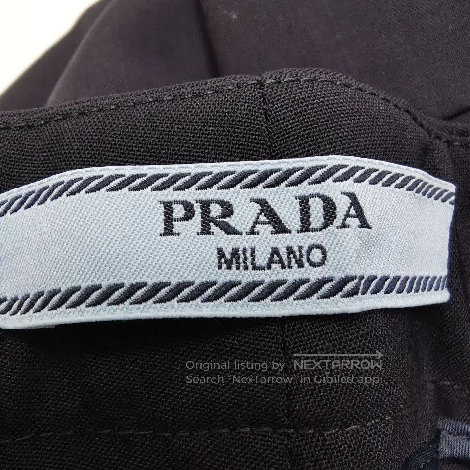 Prada Prada Black Wool Trousers Size 4. Size 39" - 5 Thumbnail