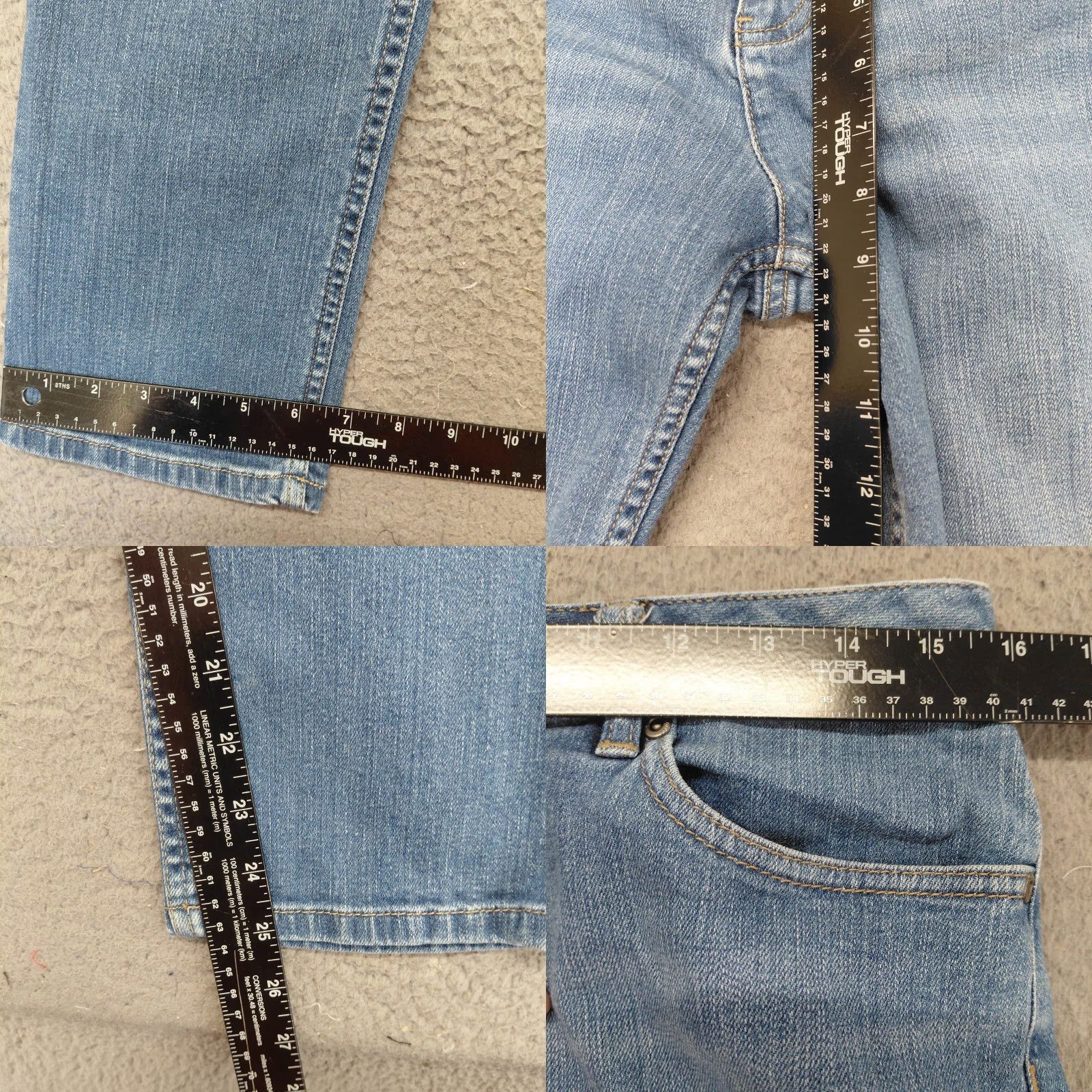 J. Jill J.Jill Jeans Women's Size 8 Crop Blue Denim Mid Rise Tried & True Fit Cute Vintage? No - Regular Fit 5-Pocket Denim Jeans Blue Size 30" / US 8 / IT 44 - 8 Thumbnail