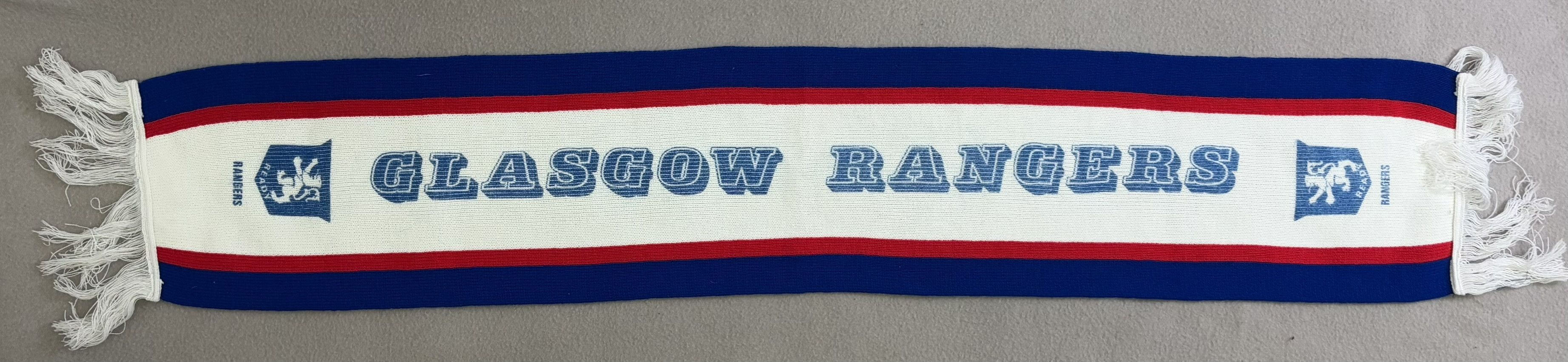 Vintage Rangers Glasgow scarf vintage Size ONE SIZE - 2 Thumbnail