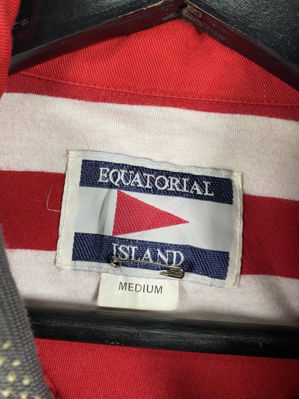 Japanese Brand Vintage Equatoriale Island Red Patch Jacket Union League Size US M / EU 48-50 / 2 - 8 Thumbnail