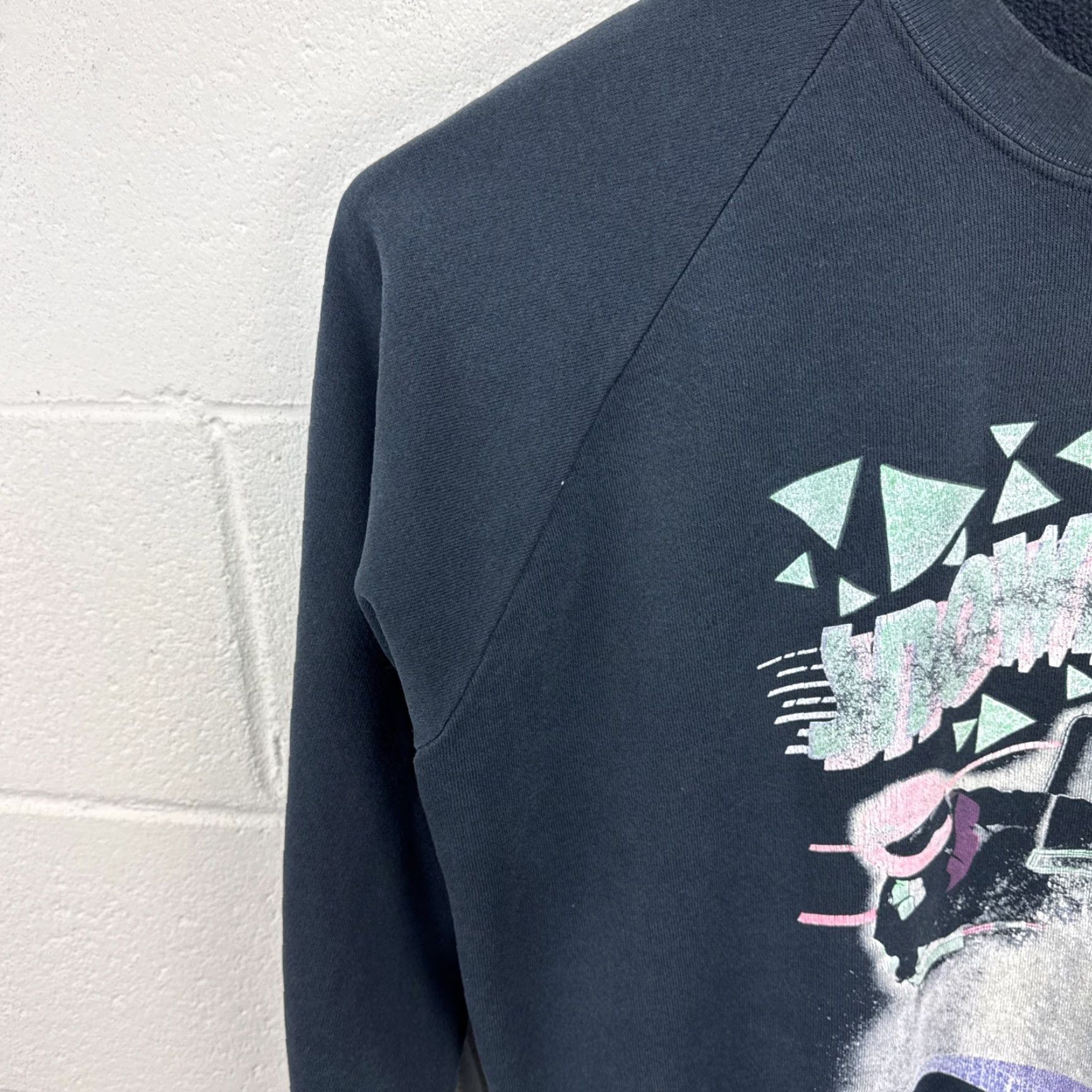 Vintage VINTAGE Cal Cru Snowmobile Outdoor Crewneck Sweatshirt XL Men Black Cotton Blend Fleece Logo Graphic Print 90s Winter USA Size US XL / EU 56 / 4 - 6 Thumbnail