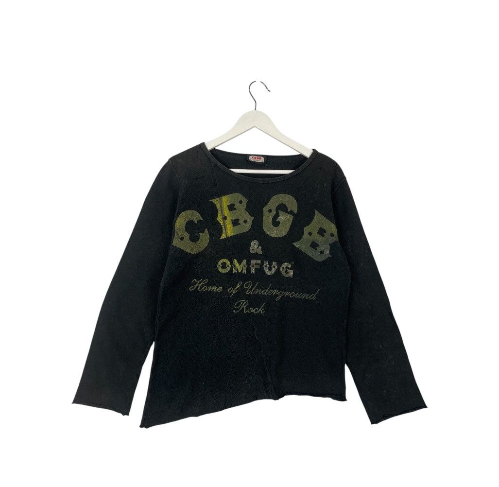 Designer × Vintage vintage T-shirt long sleeve CBGB Bought at CBGB - black Size US S / EU 44-46 / 1 - 1 Thumbnail