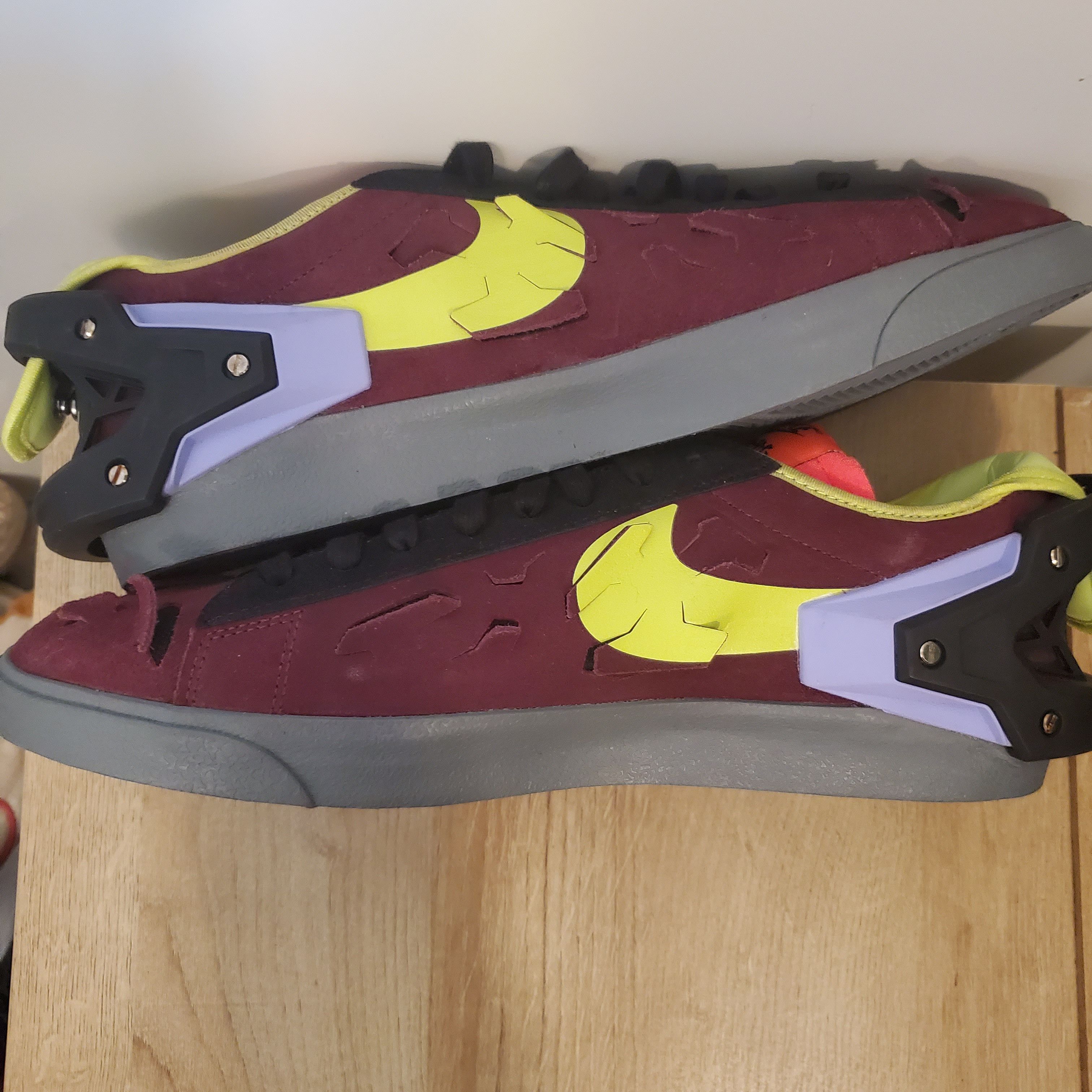 Nike Nike Mens Blazer Low DN2067 600 Acronym Night Maroon Size US 11 / EU 44 - 7 Thumbnail