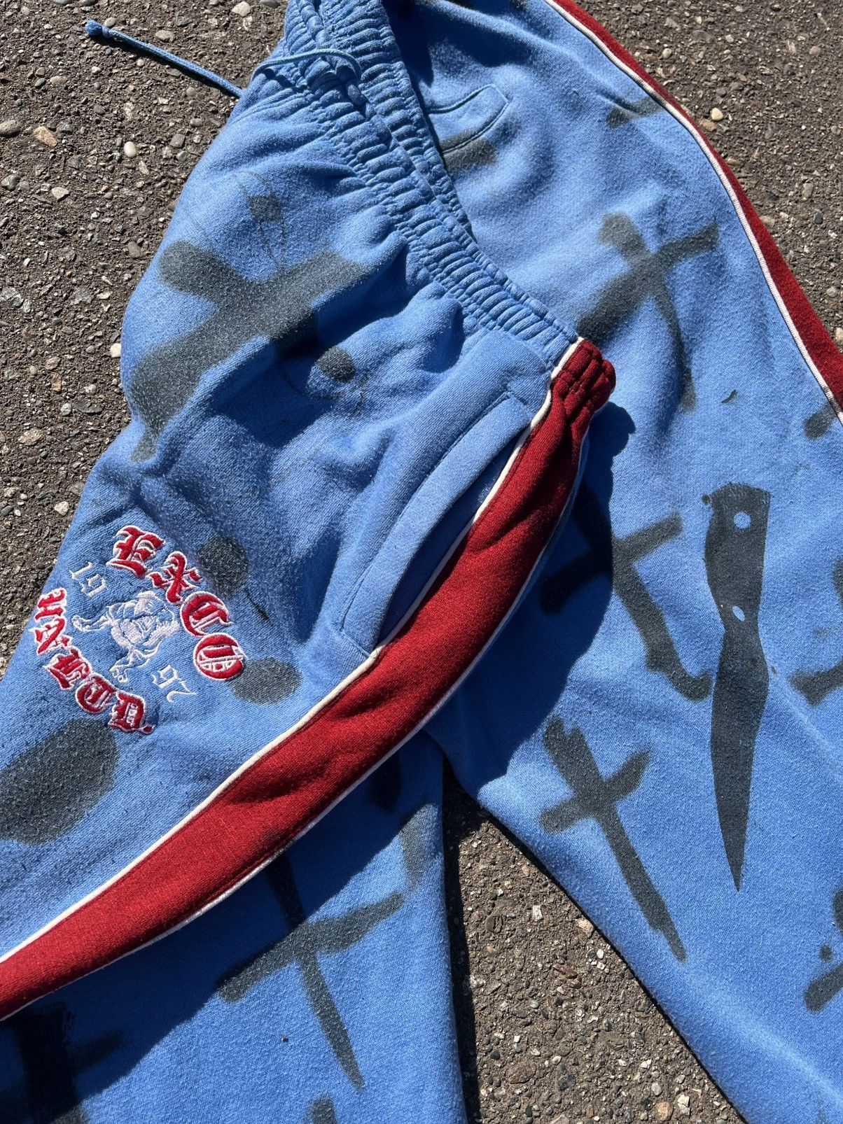 Vintage NovocentoNovantanove stencil baggy sweatpants Size US 36 / EU 52 - 10 Thumbnail