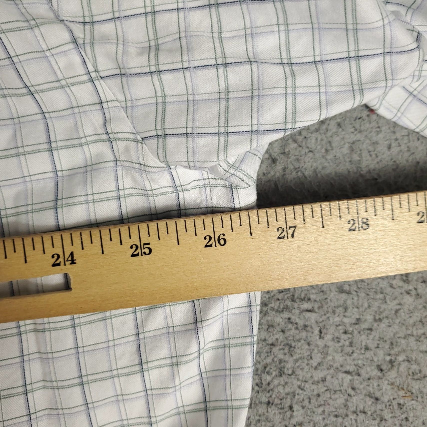 Tommy Bahama Tommy Bahama Dress Shirt Mens 17 Blue White Plaid Long Sleeve Button Up Casual Size 46R - 5 Thumbnail