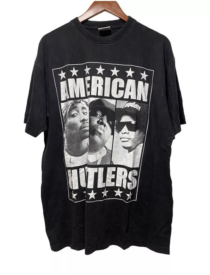 Eazy-E N.W.A. Vintage 90's パーカーXXL size Vintage 90's Eazy E NWA Memorial Large Graphic Rap T-shirt