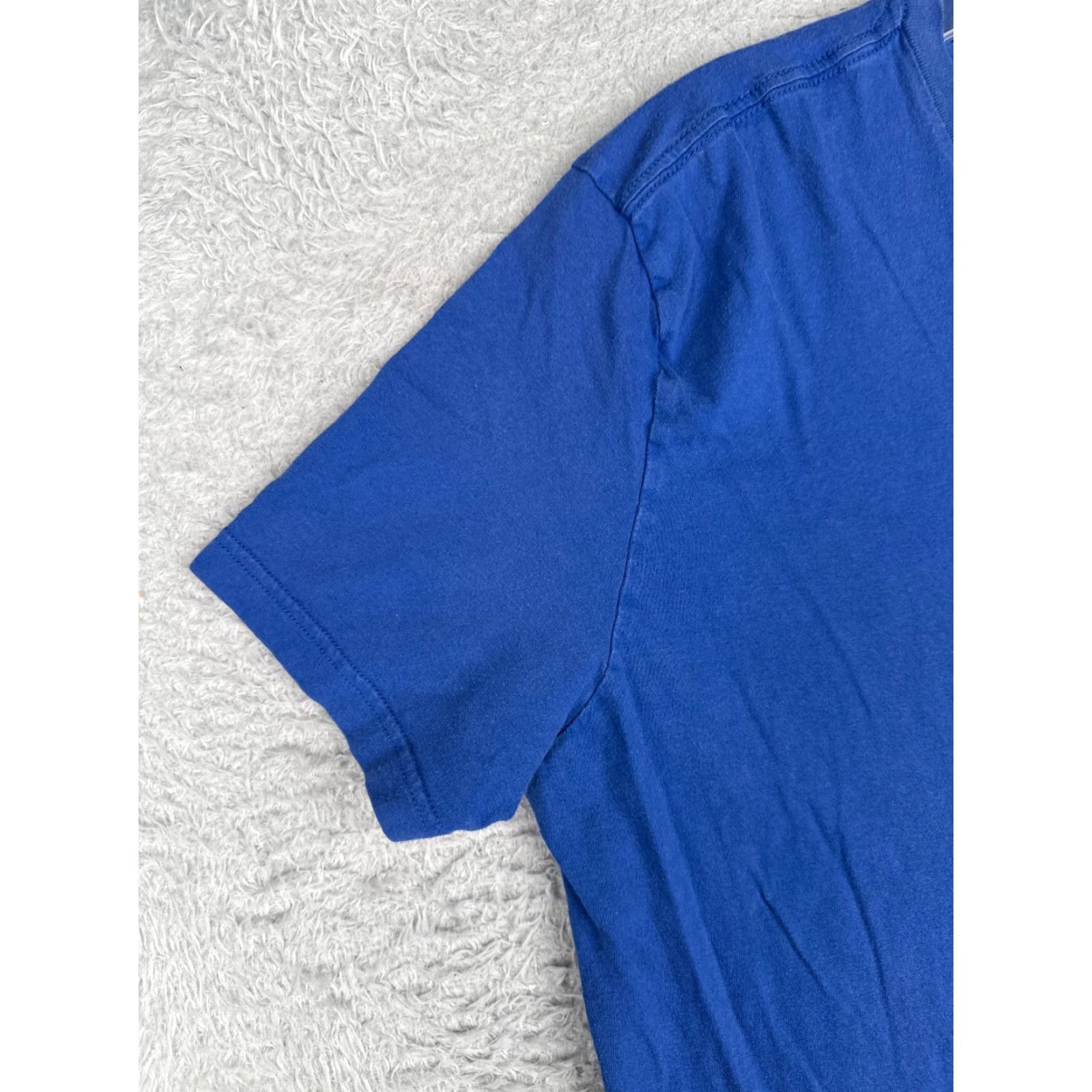 Tommy Hilfiger Tommy Hilfiger Shirt Adult XL Blue V-Neck 100% Cotton Short Sleeve Embroidered Logo Mens Size US XL / EU 56 / 4 - 3 Thumbnail