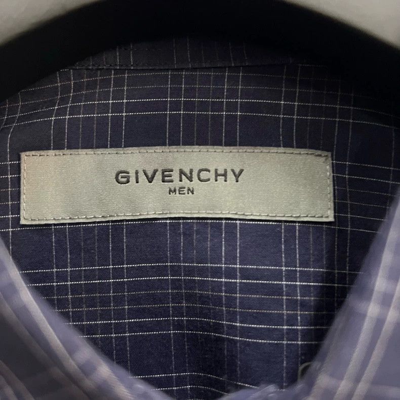 Givenchy Givenchy Plaid Embroidery Logo Shirt Size US XS / EU 42 / 0 - 3 Thumbnail