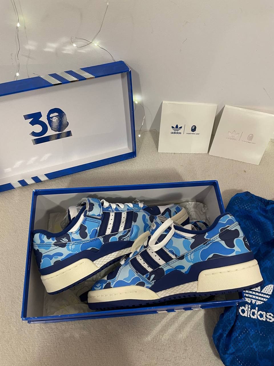Adidas × Bape Adidas forum X Bape Size US 6 / IT 36 - 3 Thumbnail