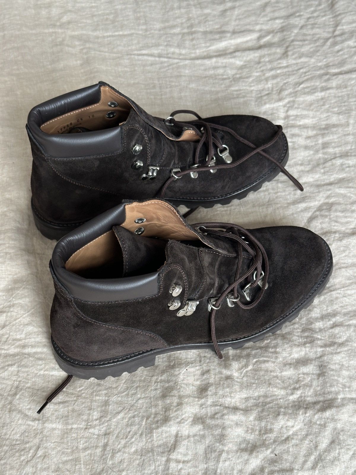 MORJAS Morjas “The Hiking Boot” Brown Suede UK size 10 Size US 11 / EU 44 - 8 Thumbnail