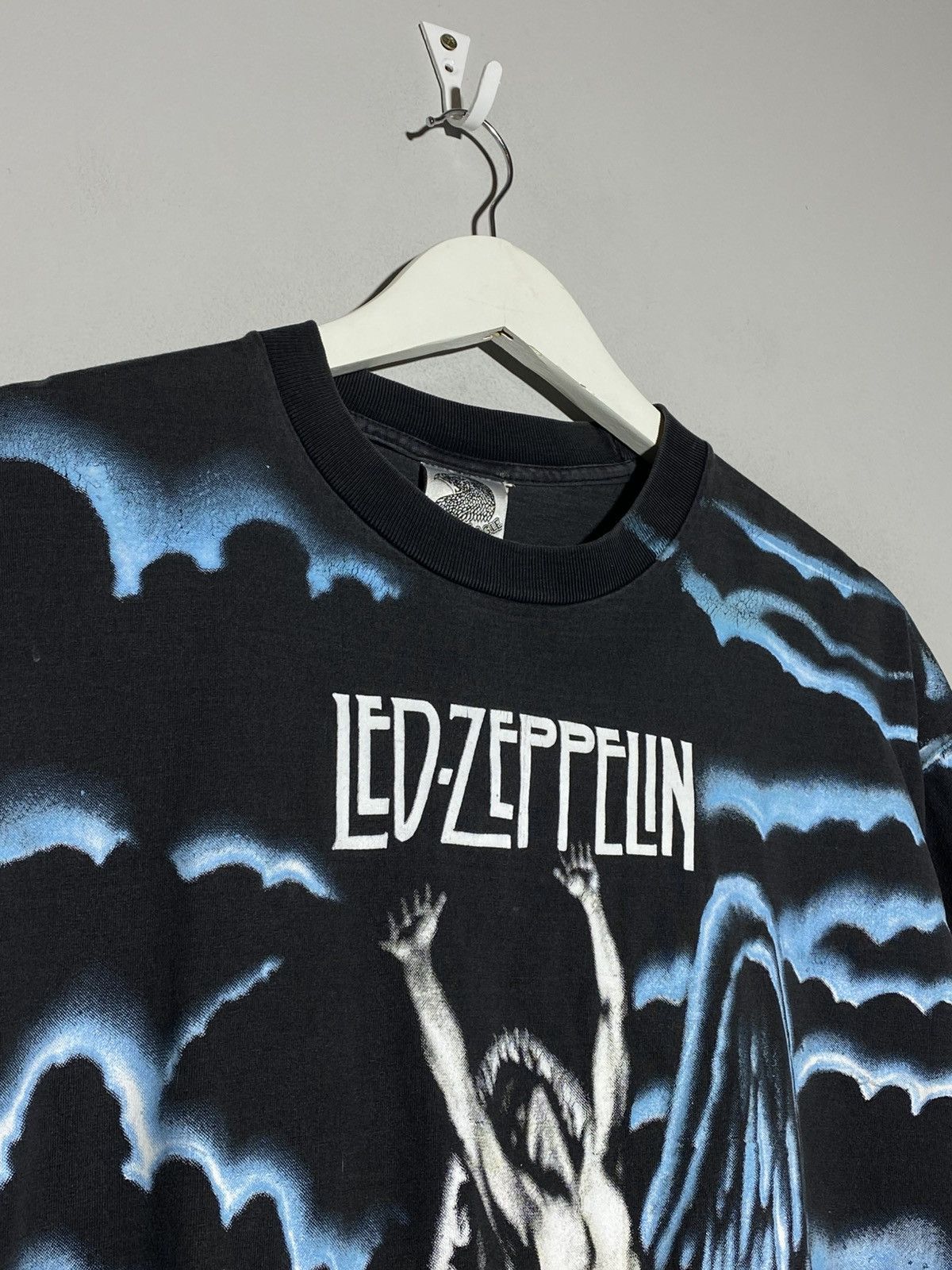 Led Zeppelin Led Zeppelin AOP All Over Print Icarus Vintage 90s T-shirt Size US M / EU 48-50 / 2 - 6 Thumbnail