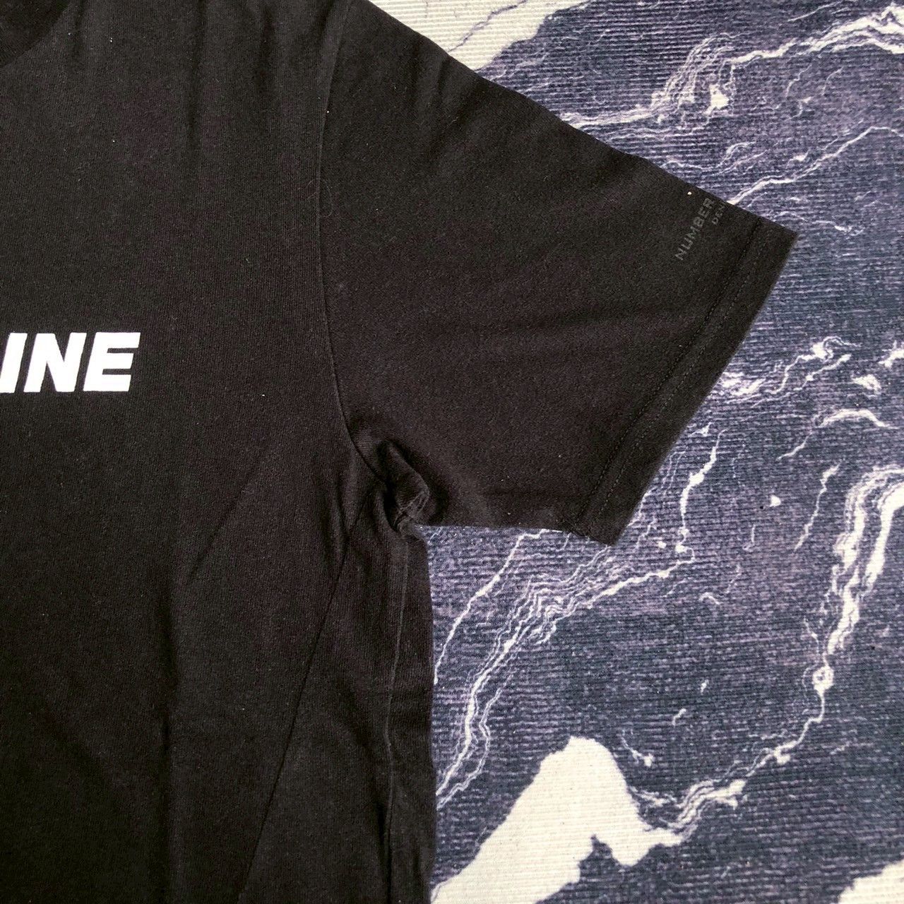 Number (N)ine Number (N)ine Logo Tee Black L Size US L / EU 52-54 / 3 - 4 Thumbnail