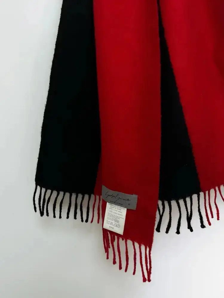Yohji Yamamoto Yohji Yamamoto 90s Black & Red Scarf Size ONE SIZE - 5 Thumbnail