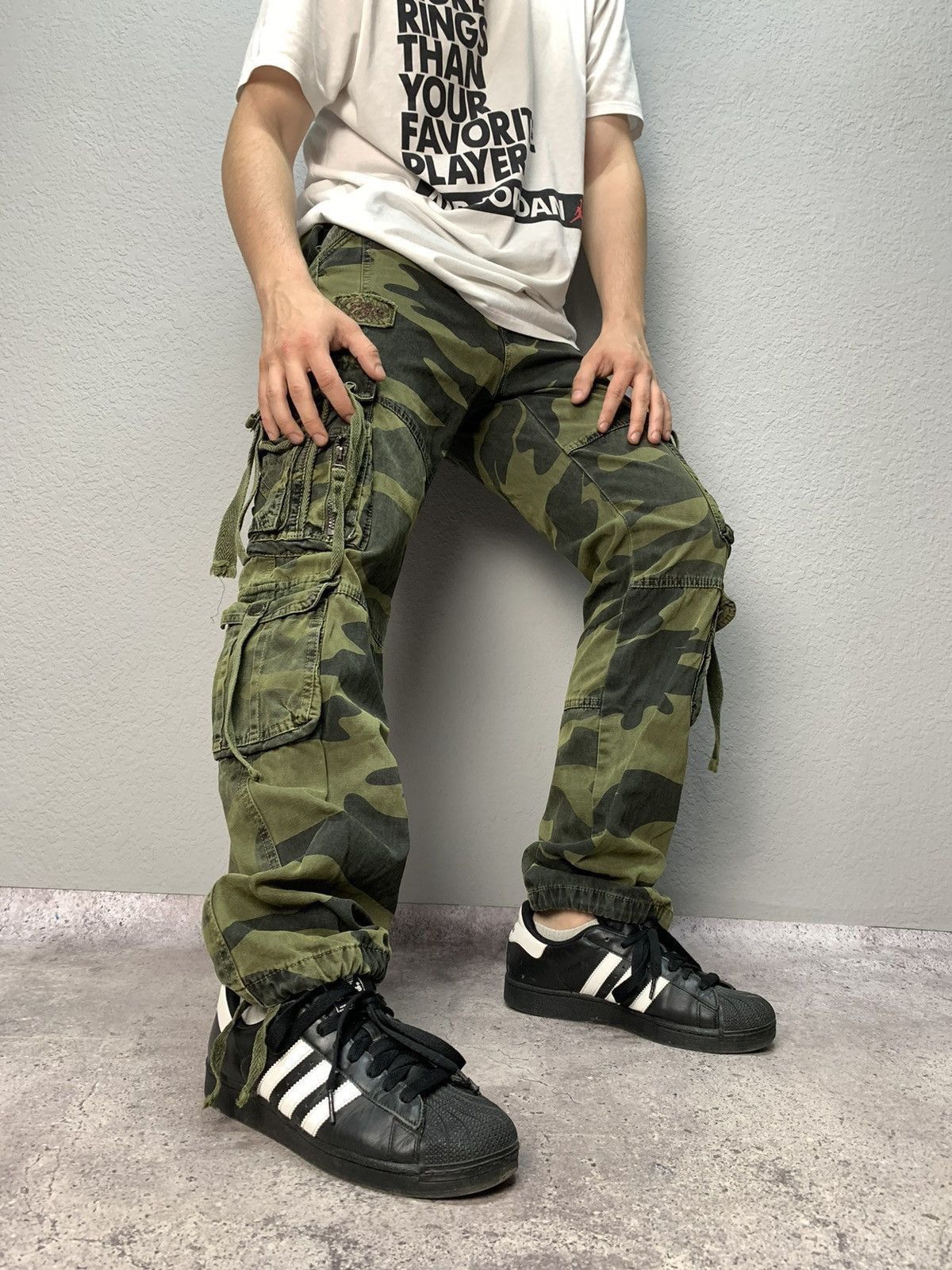 Japanese Brand × Vintage Vintage Junya Watanabe Balenciaga Style Bondage Cargo Pants Size US 32 / EU 48 - 1 Thumbnail