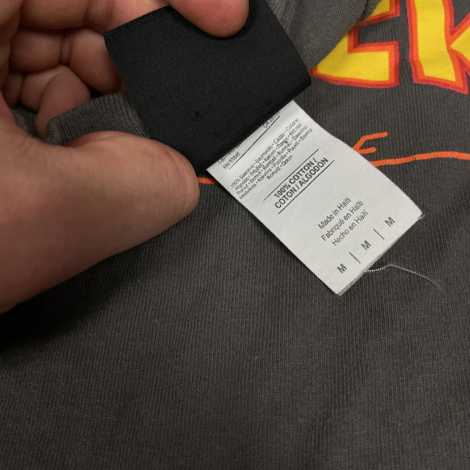 Thrasher Thrasher Magazine Mens Gray Cotton Flame Logo T-Shirt Medium Size US M / EU 48-50 / 2 - 6 Thumbnail