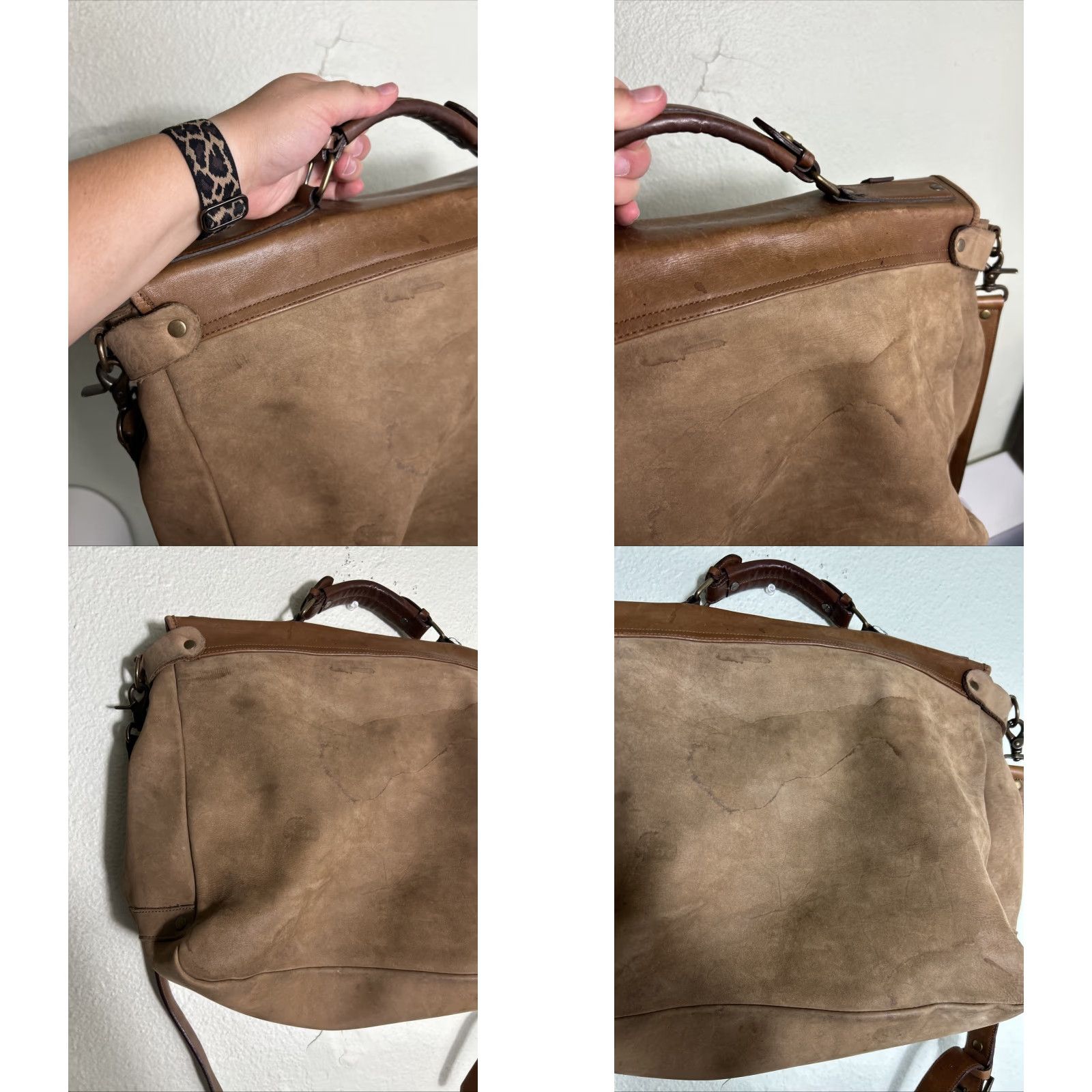 Vintage Vintage Y2K Brown Leather Crossbody Bag 14x11x6 User: Vintage Y2K Brown Leather Crossbody Bag 14x11x6 Size ONE SIZE - 11 Thumbnail