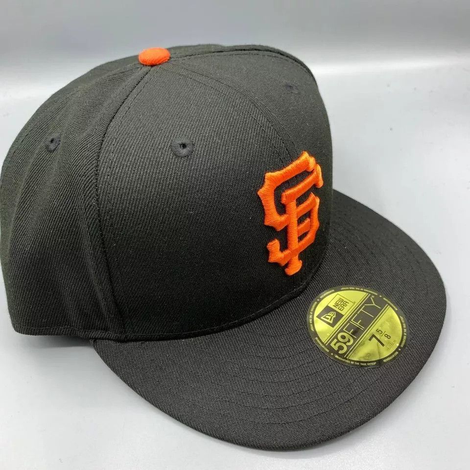 New Era San Francisco Giants Hat Men 7 5/8 59Fifty New Era Fitted Size ONE SIZE - 3 Thumbnail