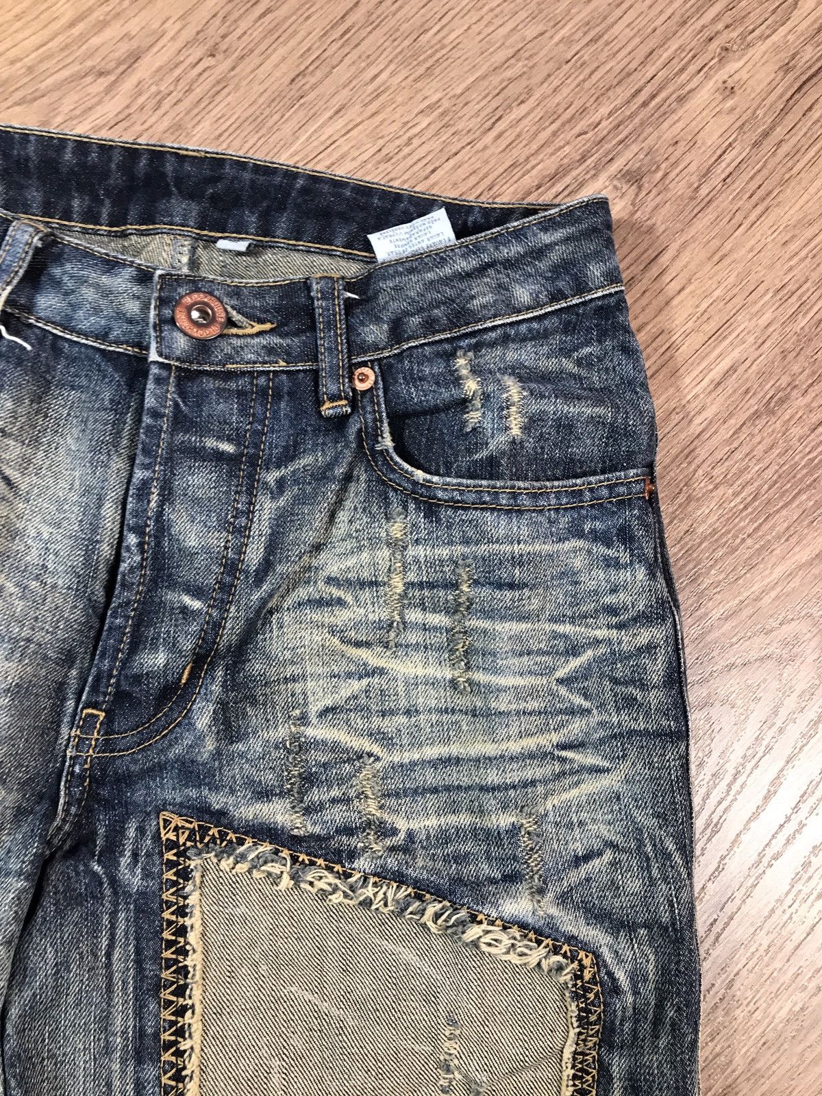 Japanese Brand × Vintage Vintage Distressed Denim Pants Jeans Size 28" / US 6 / IT 42 - 9 Thumbnail