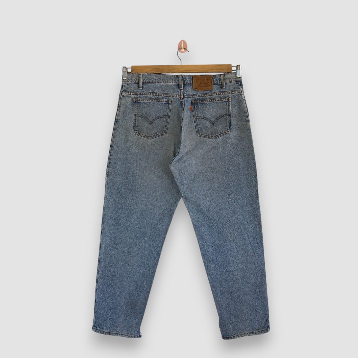 Levi's Vintage Levis Jeans Levi's 550 Orange Tab Sun Faded Denim Size US 36 / EU 52 - 2 Thumbnail