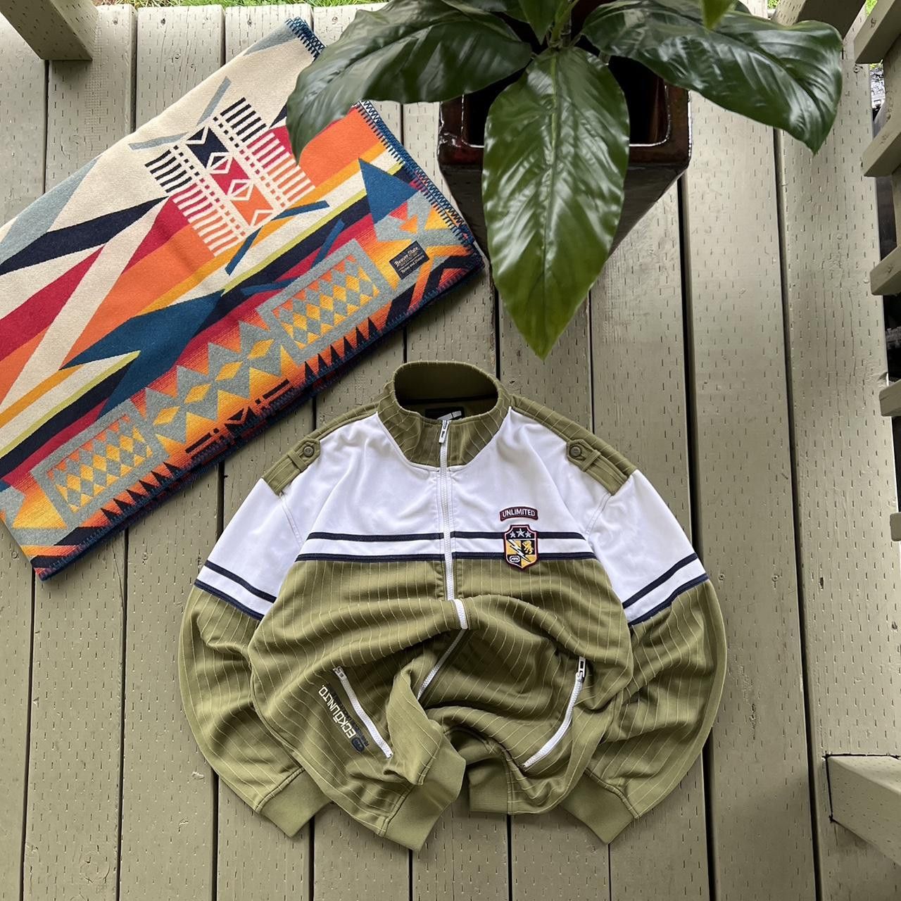 Ecko Unltd. × Vintage Vintage Y2K Ecko Unltd Track Jacket XL Full Zip Graphic Size US XL / EU 56 / 4 - 1 Thumbnail