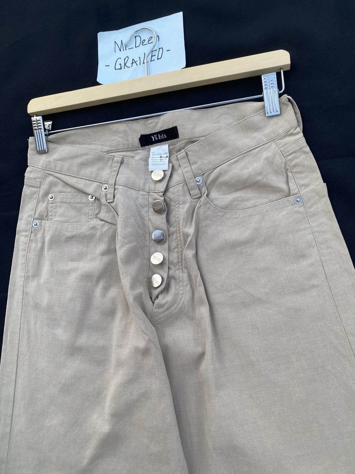 Yohji Yamamoto Rare Yohji Yamamoto Y’s Khaki Slack Pants Size US 28 / EU 44 - 11 Thumbnail