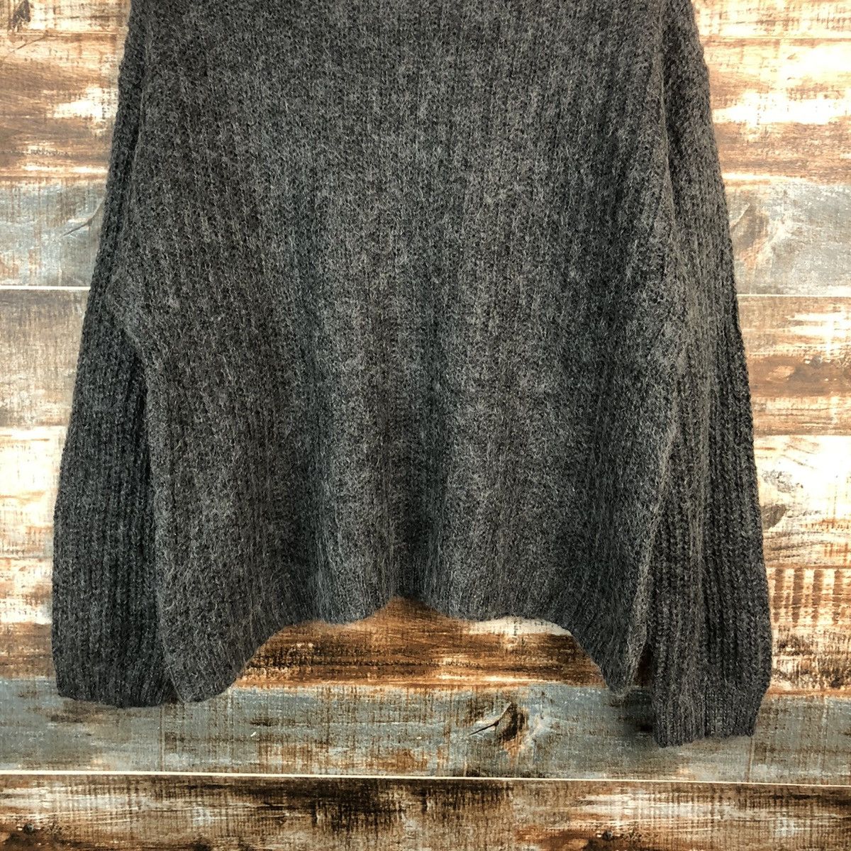 Homespun Knitwear × Uniqlo Uniqlo mohair vintage winter Grey Knitwear #A2367 Size US S / EU 44-46 / 1 - 3 Thumbnail