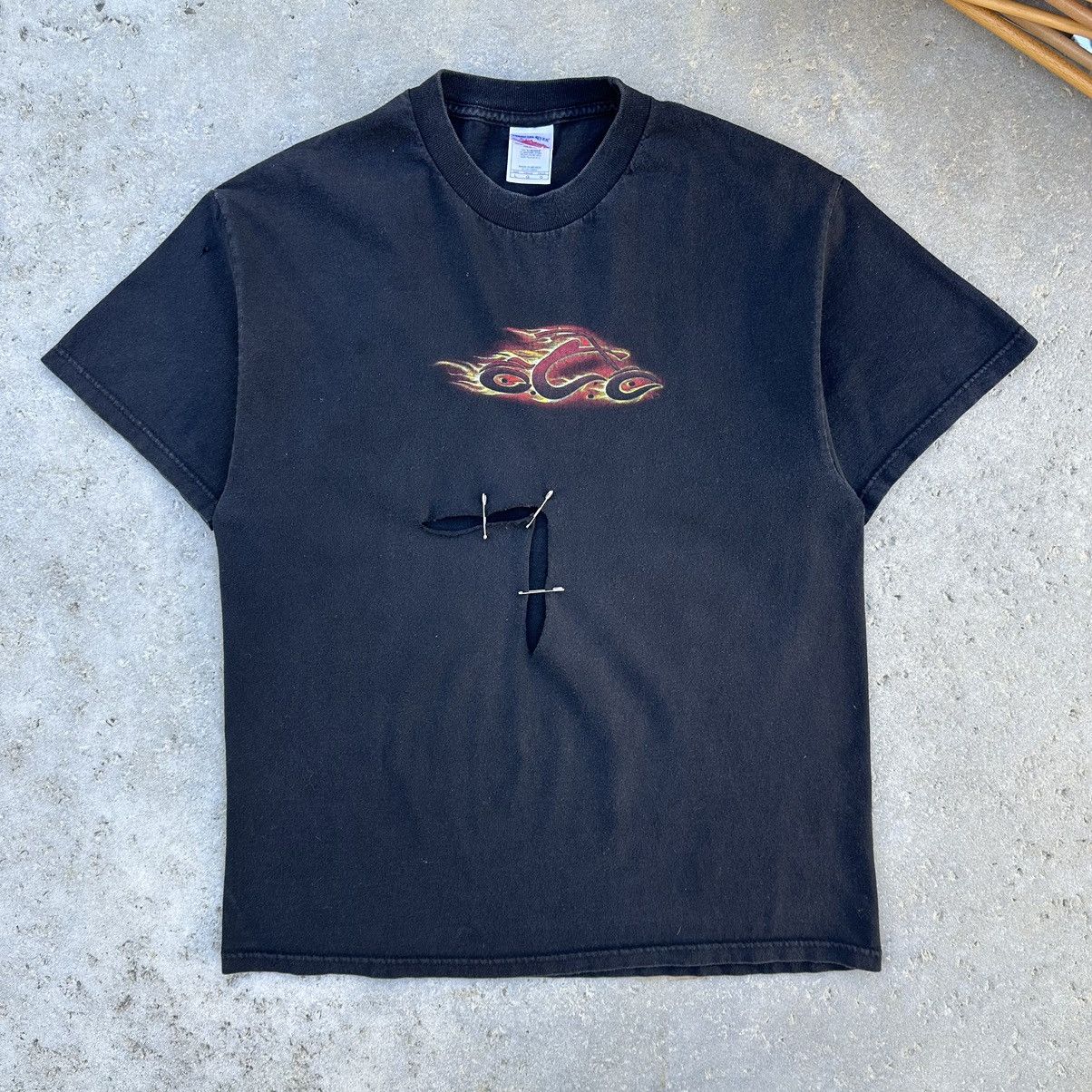 Other VTG 2004 OCC Safety Pin Biker Graphic Shirt Size US L / EU 52-54 / 3 - 1 Thumbnail