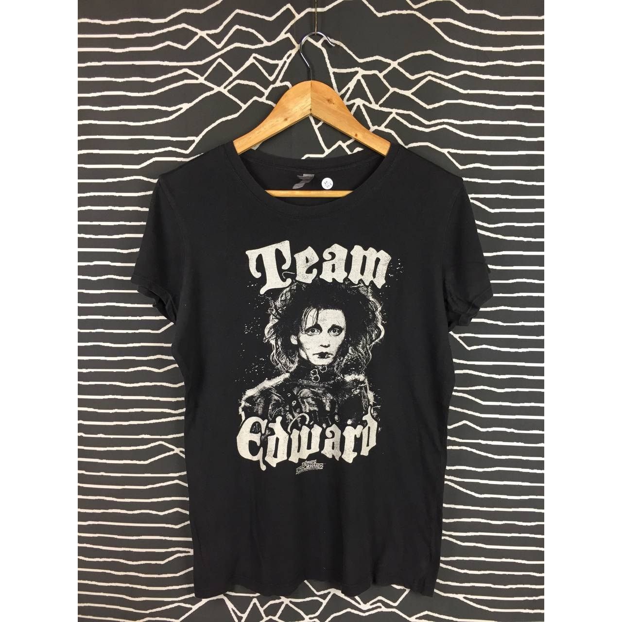 Vintage Edward Scissorhands Johnny Depp Movie Team Edward Tee Size L / US 10 / IT 46 - 1 Thumbnail