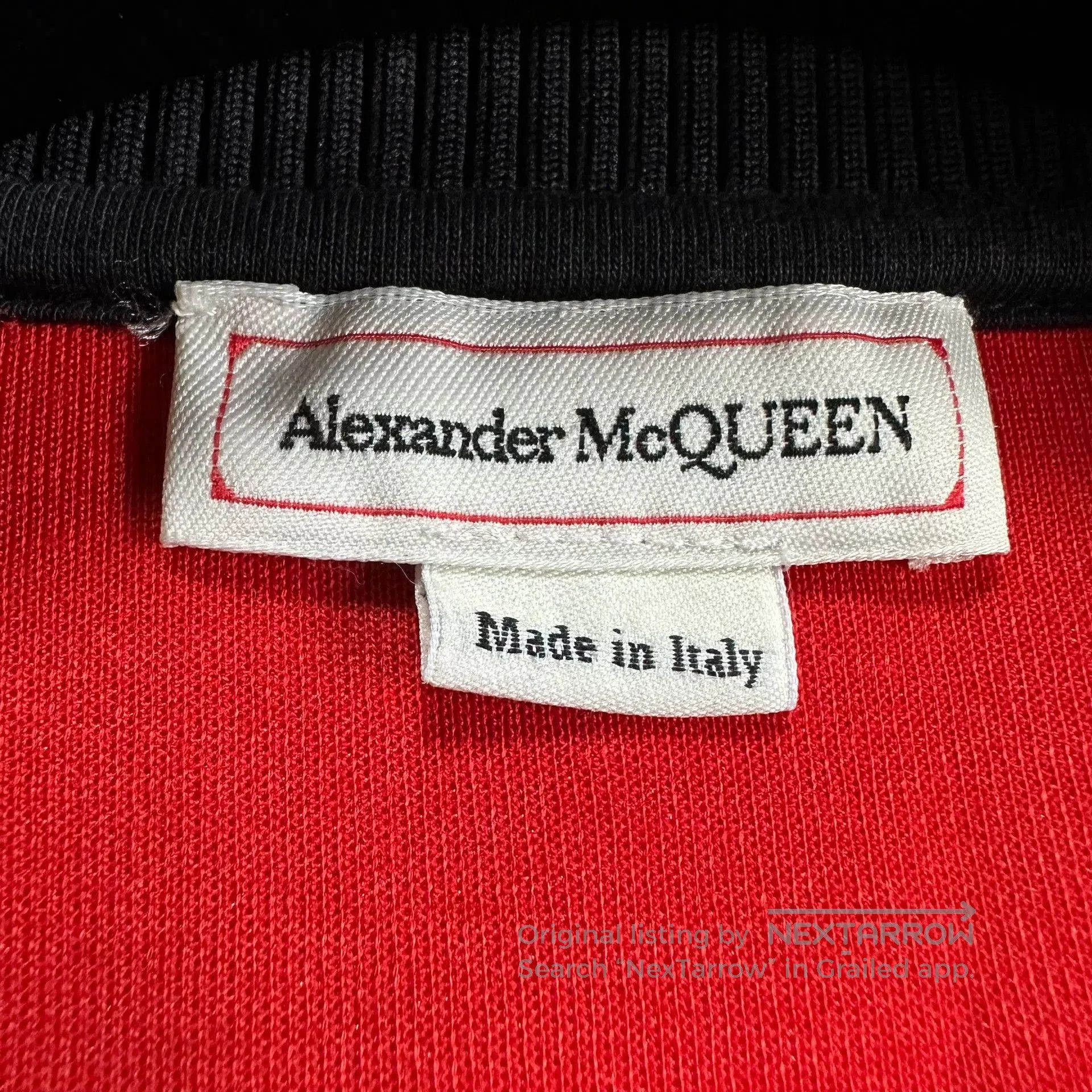 Alexander McQueen Alexander McQueen Red Skull Letter Baseball Jacket. Size US XL / EU 56 / 4 - 3 Thumbnail