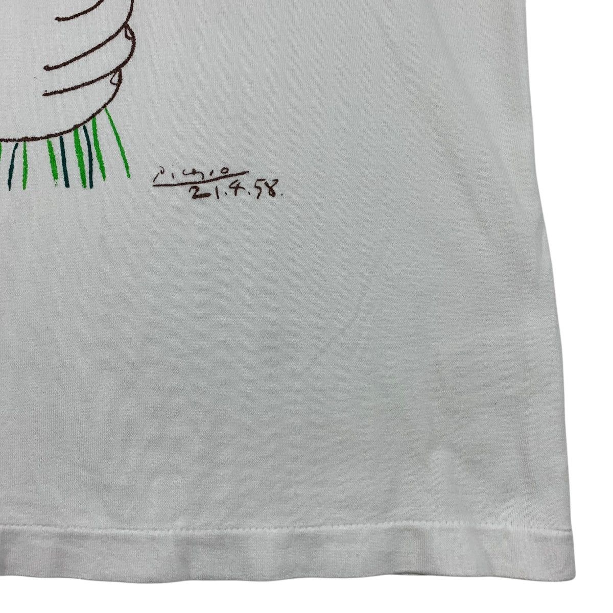Vintage Vintage PABLO PICASSO art printed tee Size US XL / EU 56 / 4 - 8 Thumbnail