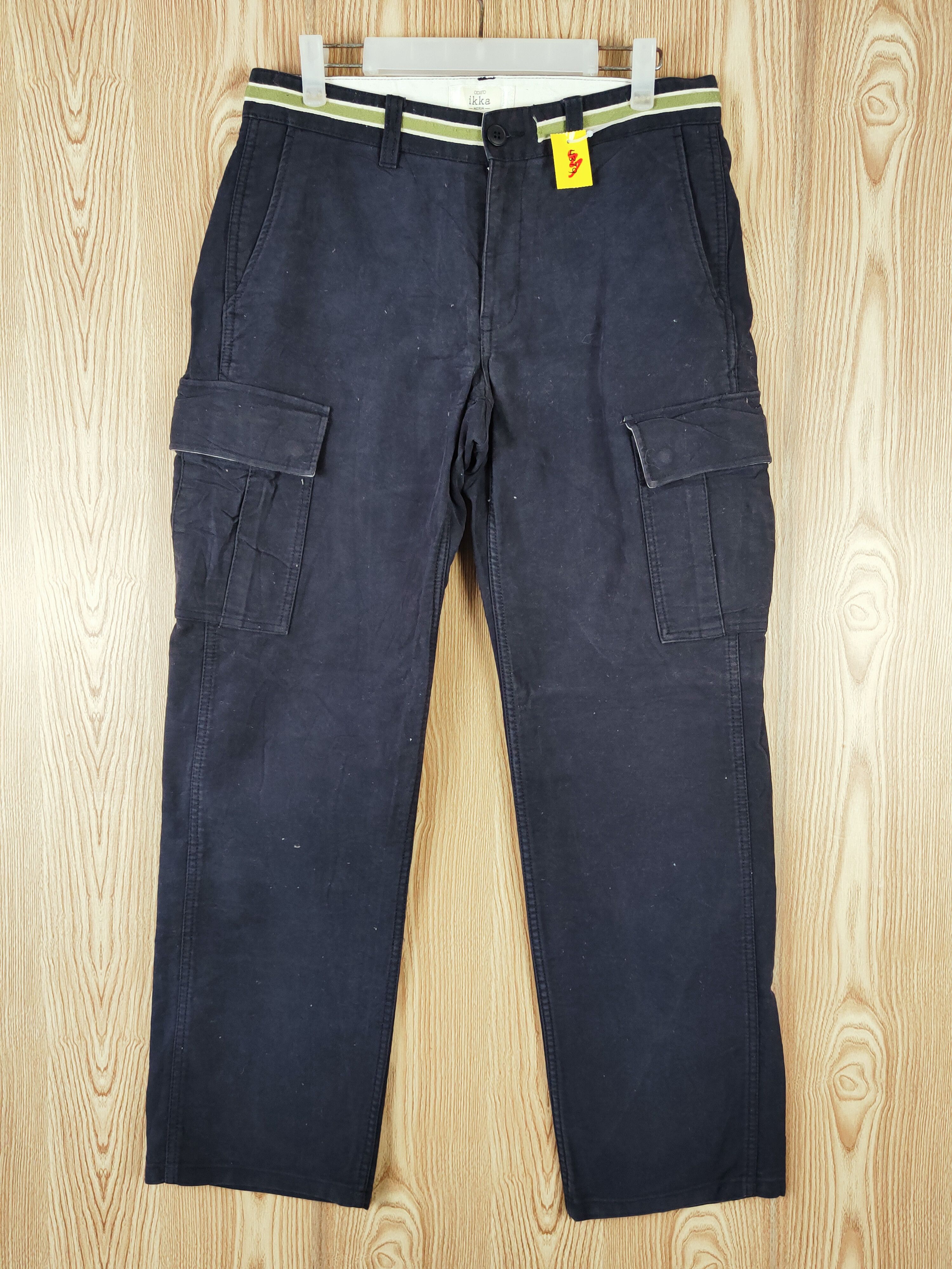Japanese Brand Ciqueto ikka Navy Multipocket Tactical Cargo Pants #W329 Size US 31 - 1 Thumbnail