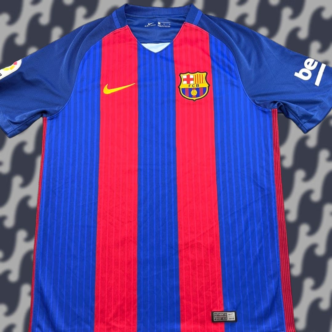 Nike Nike Barcelona 2016 2017 Home Football Jersey Mens Medium Adult Shirt Size US M / EU 48-50 / 2 - 1 Thumbnail