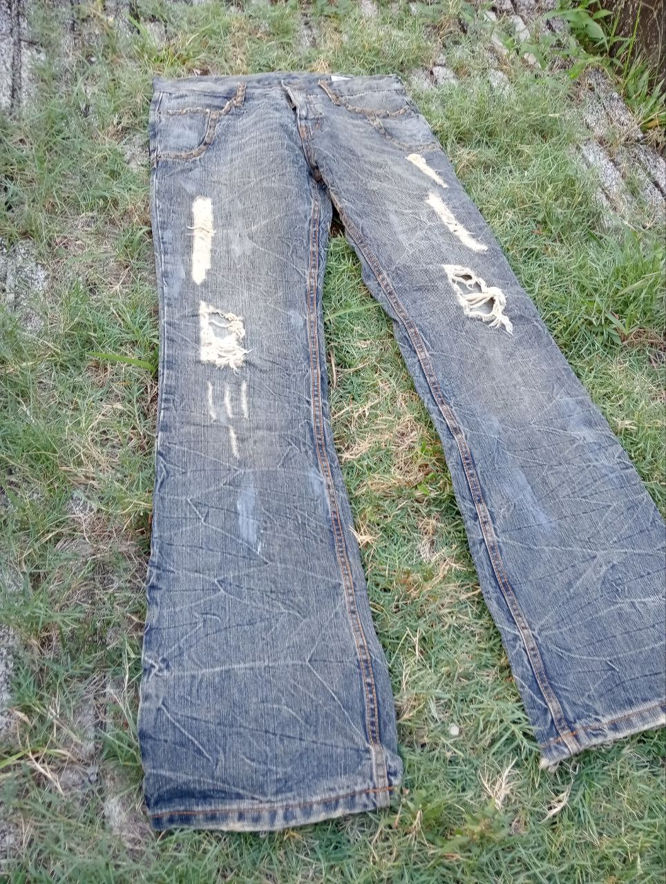 semanticdesign Vintage Semantic Design Japan Studded Bootcut Jeans Size US 32 / EU 48 - 4 Thumbnail